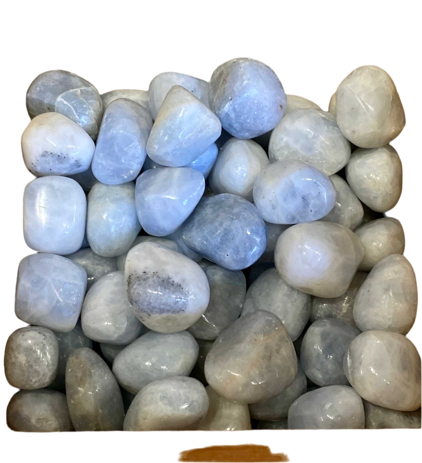 Blue Calcite Tumbled