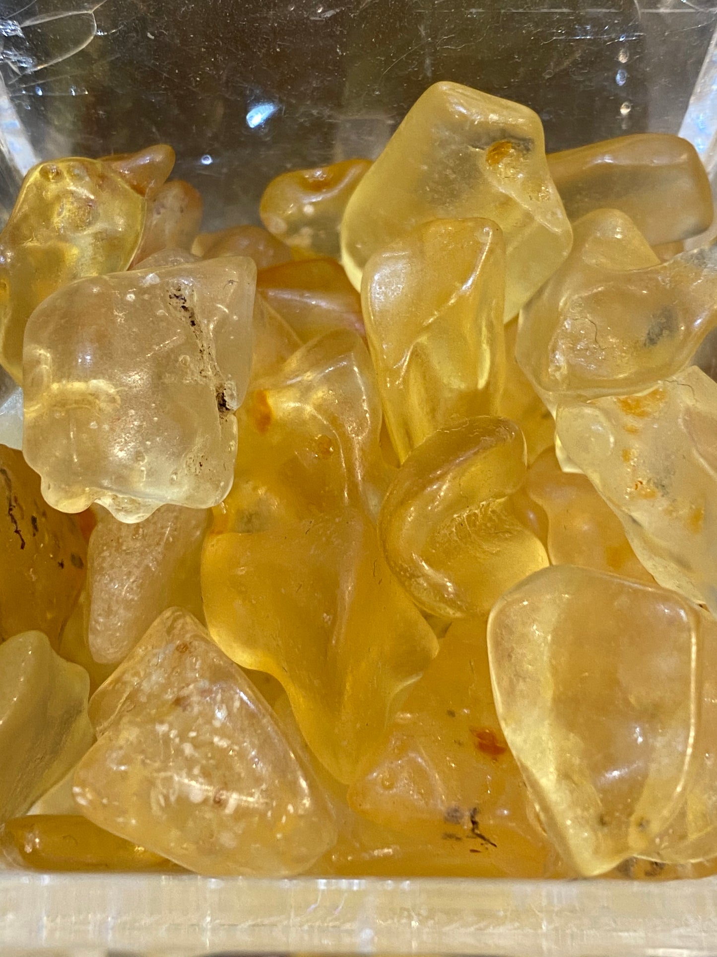 Golden Yellow Citrine Nugget Tumbled Stone 1pc