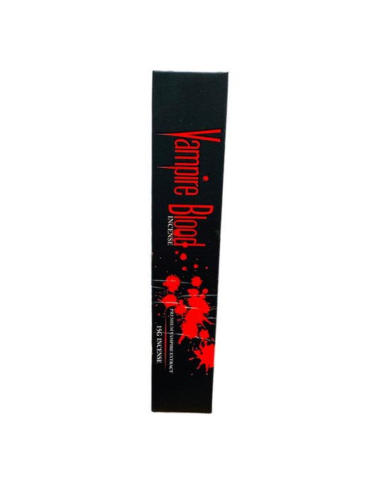 Vampire Blood Incense Sticks packaging with red and black design.