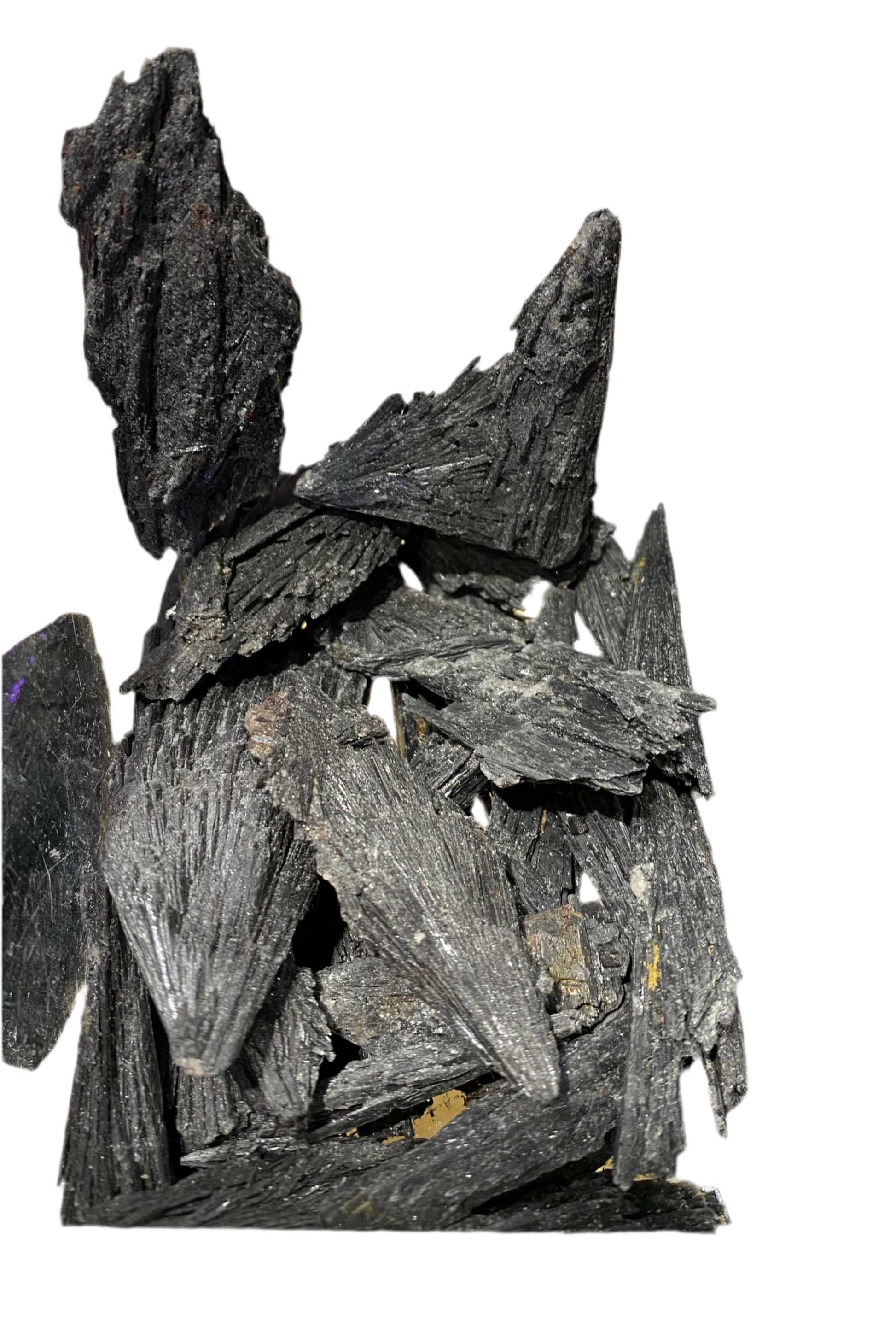 Black Kyanite Stone Fan Rough