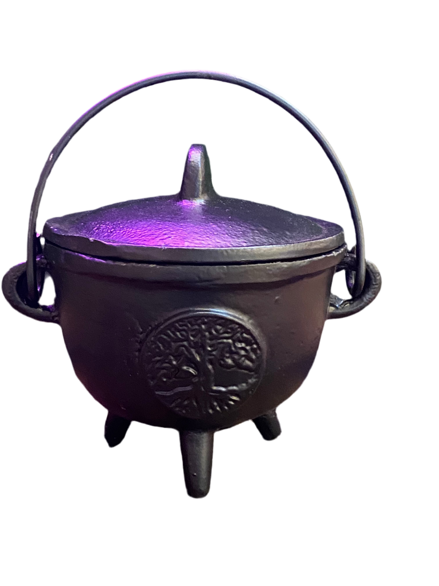 Tree of Life Cast Iron Cauldron