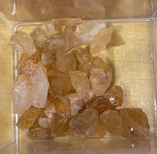 Citrine Rough Chip Stone 1pc