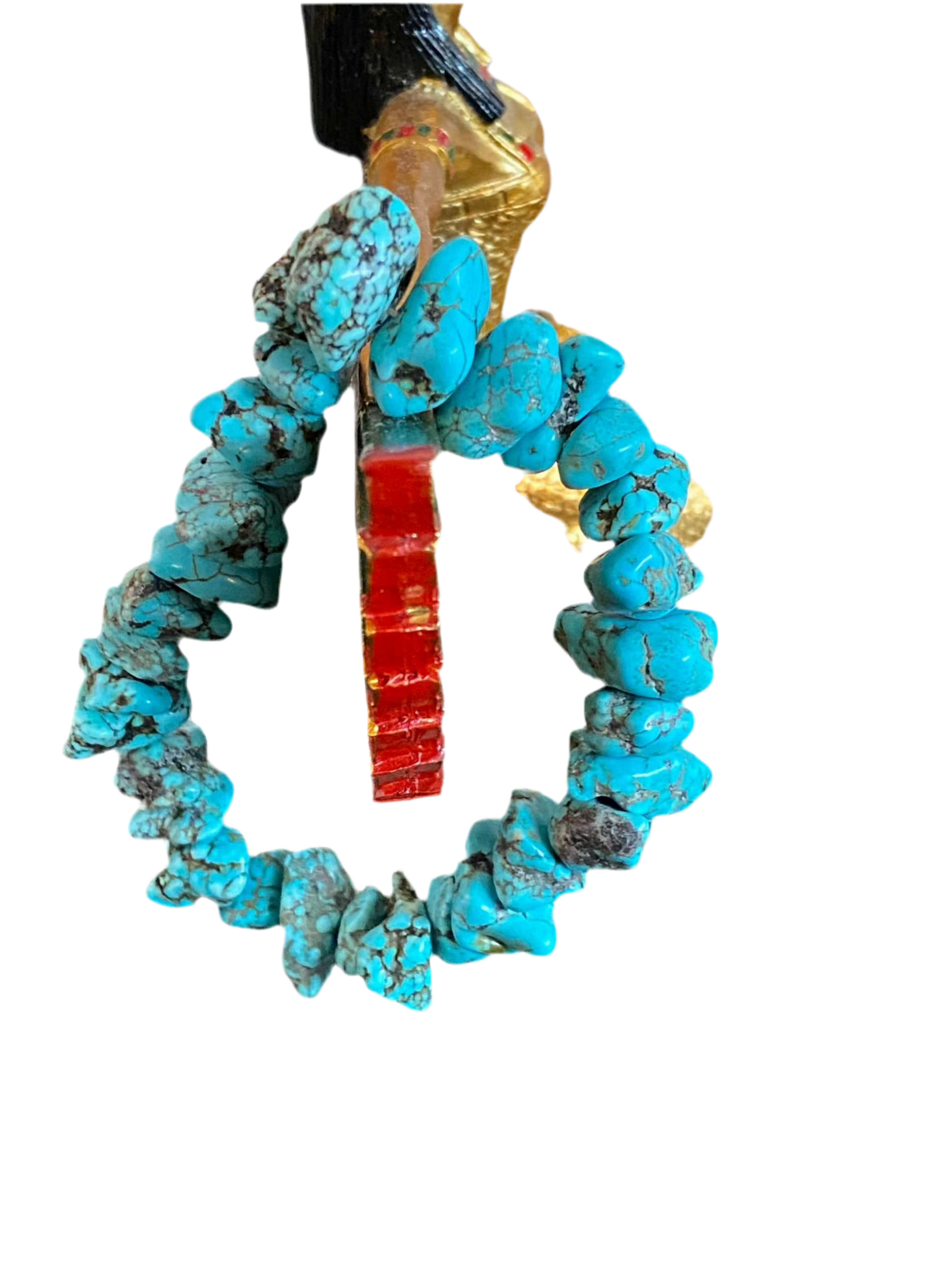 Turquoise Howlite Tumbled Bracelet