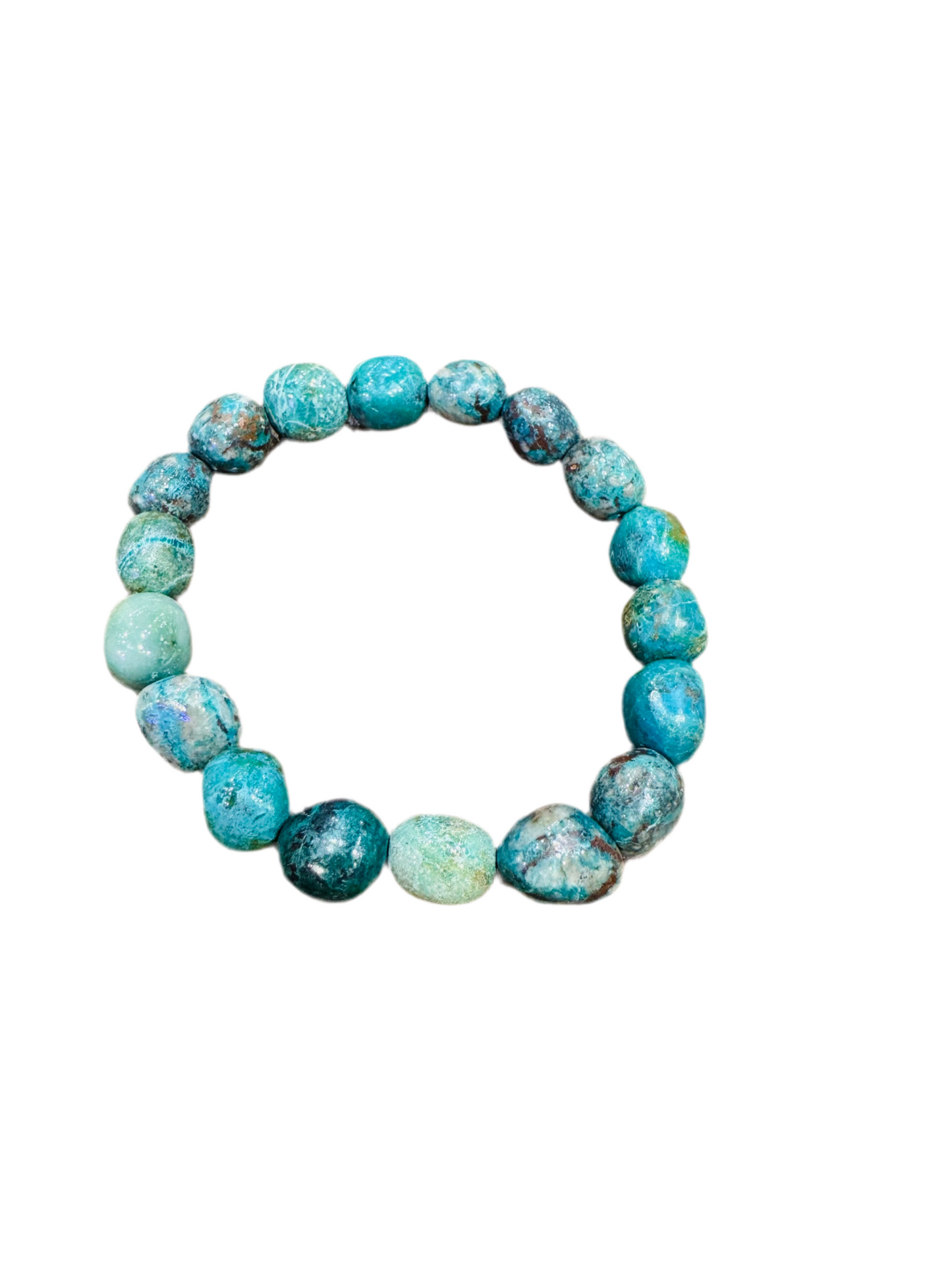 Chrysocolla Beaded String Bracelet