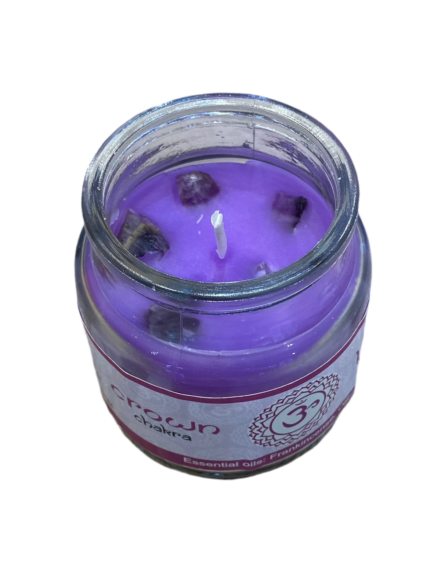 Vrinda 7 Chakra Jar Candle Purple