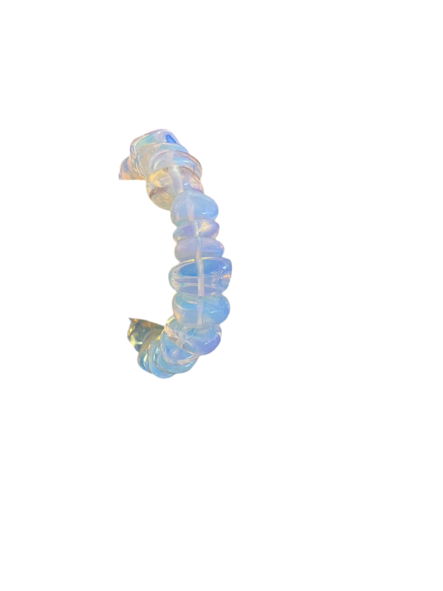 Opalite Tumbled Bead Bracelet with luminous glow enhancing psychic abilities.
