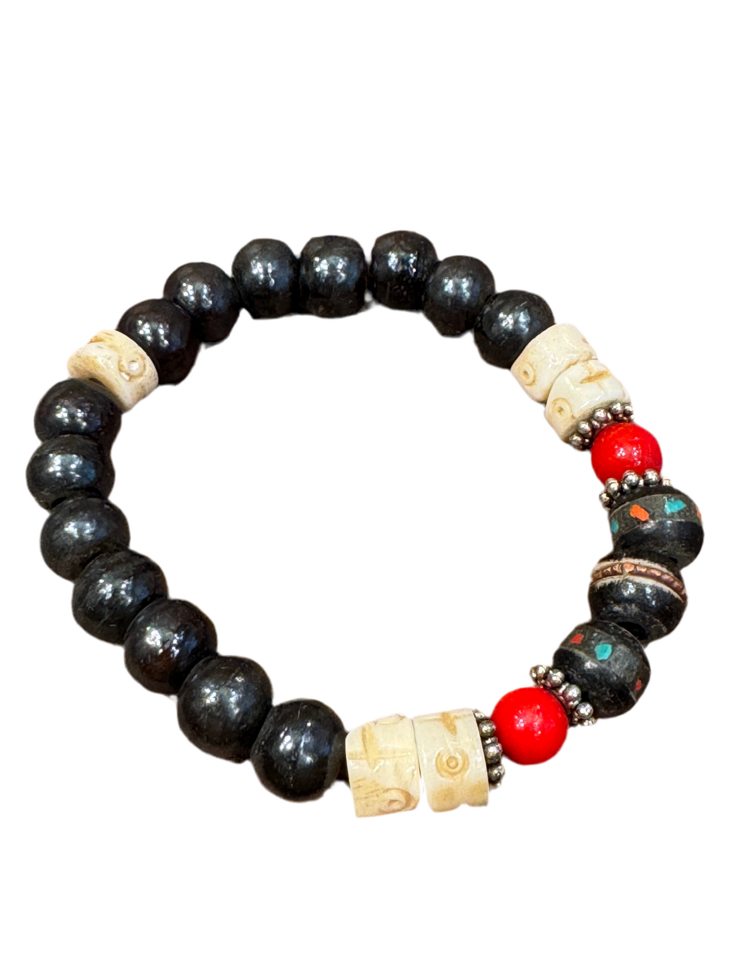 Hand Carved Good Luck Bracelet