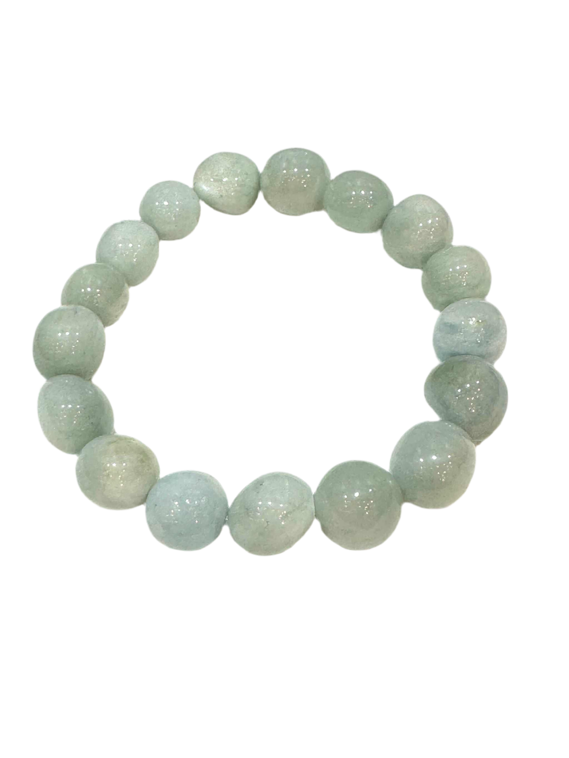 Aquamarine Beaded Bracelet