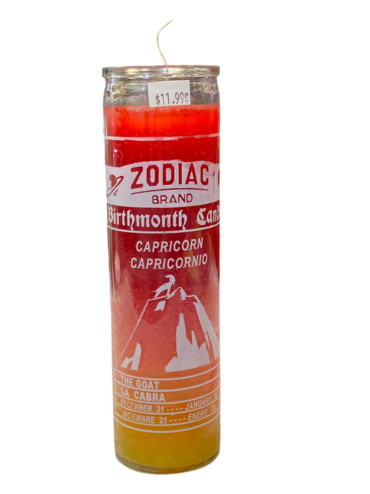 Zodiac Capricorn 7 Day Candle