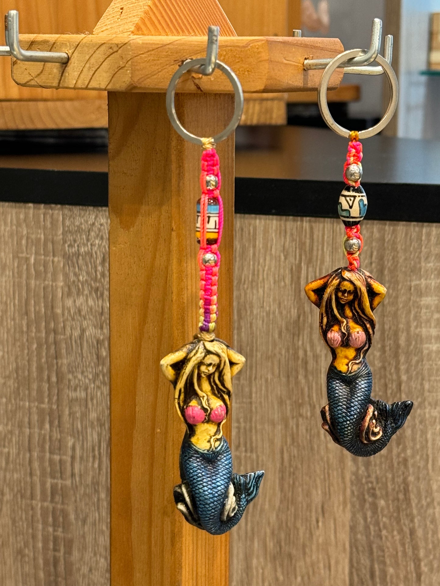 Mermaid Fantasy Durepox Resin Figurine Keychain