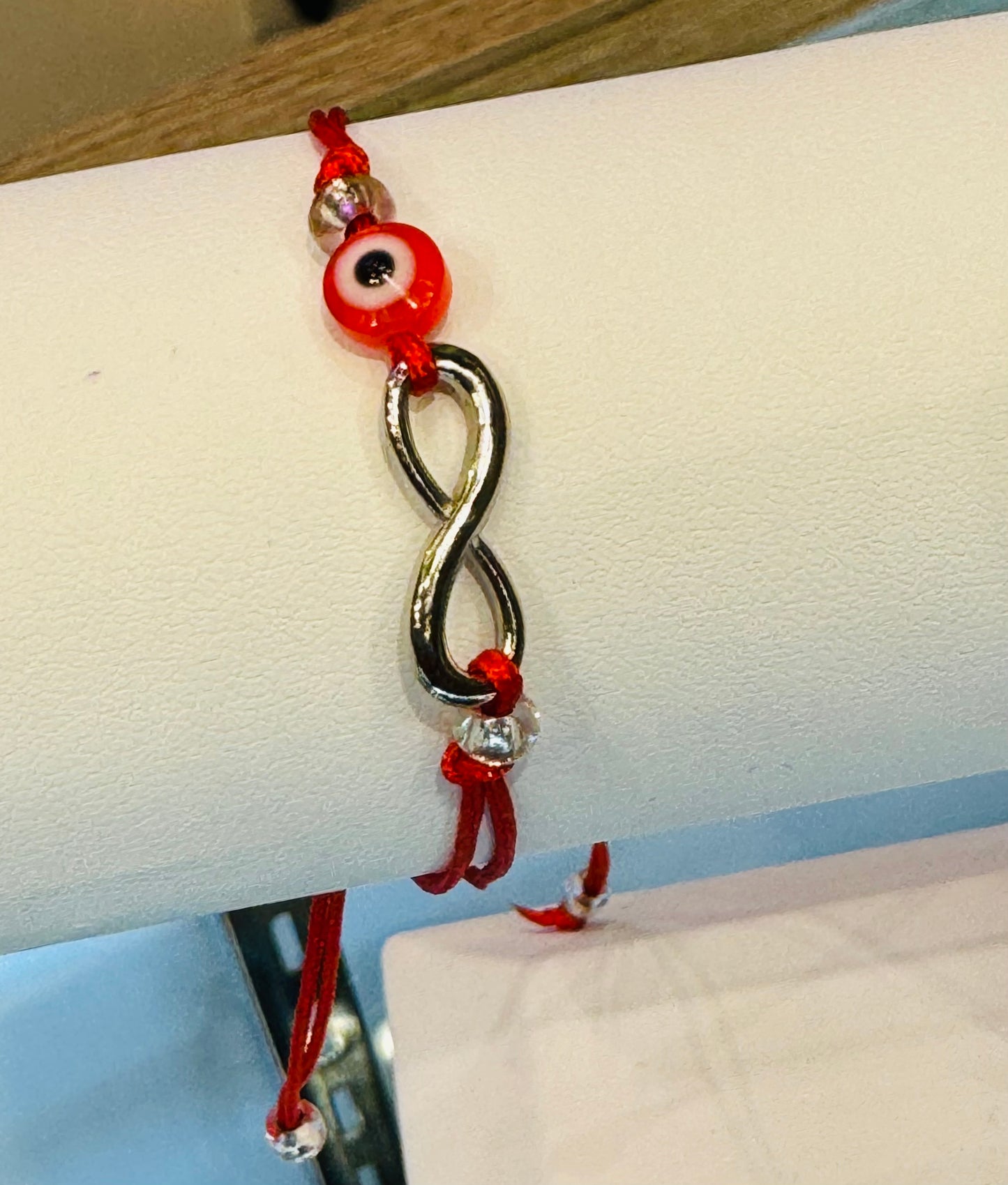 Red String Bracelet Infinity Red Evil Eye Bead