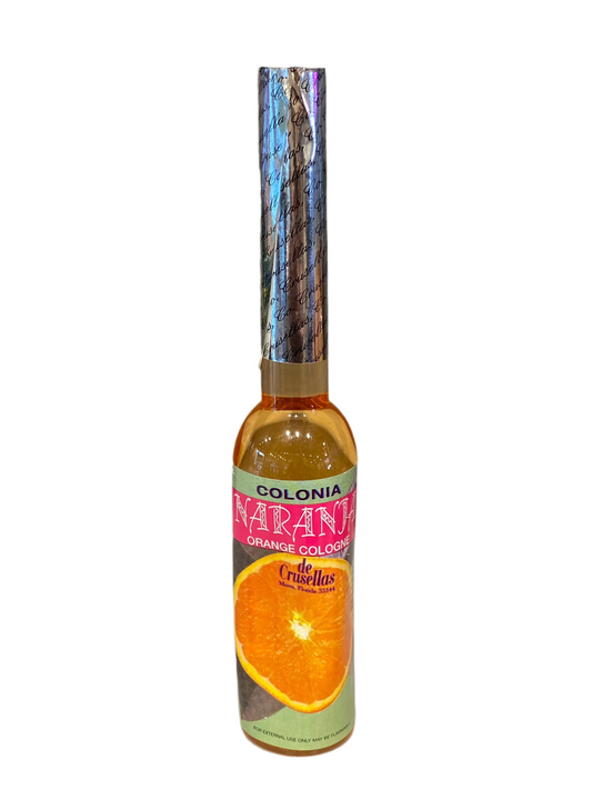 Orange Cologne Crusellas & Company 7 fl oz bottle with citrus scent packaging.