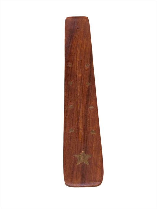 Wooden Ash Catcher Incense Holder Star