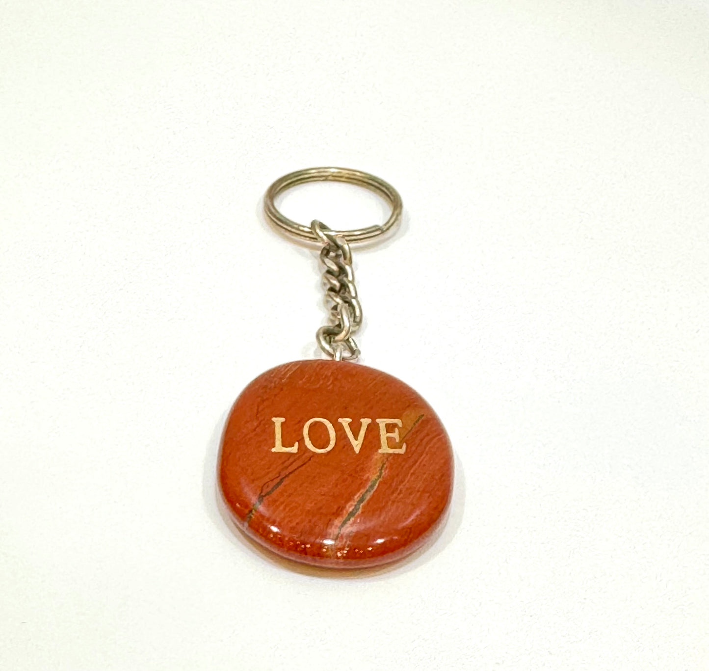 Red Jasper Key Chain - Love