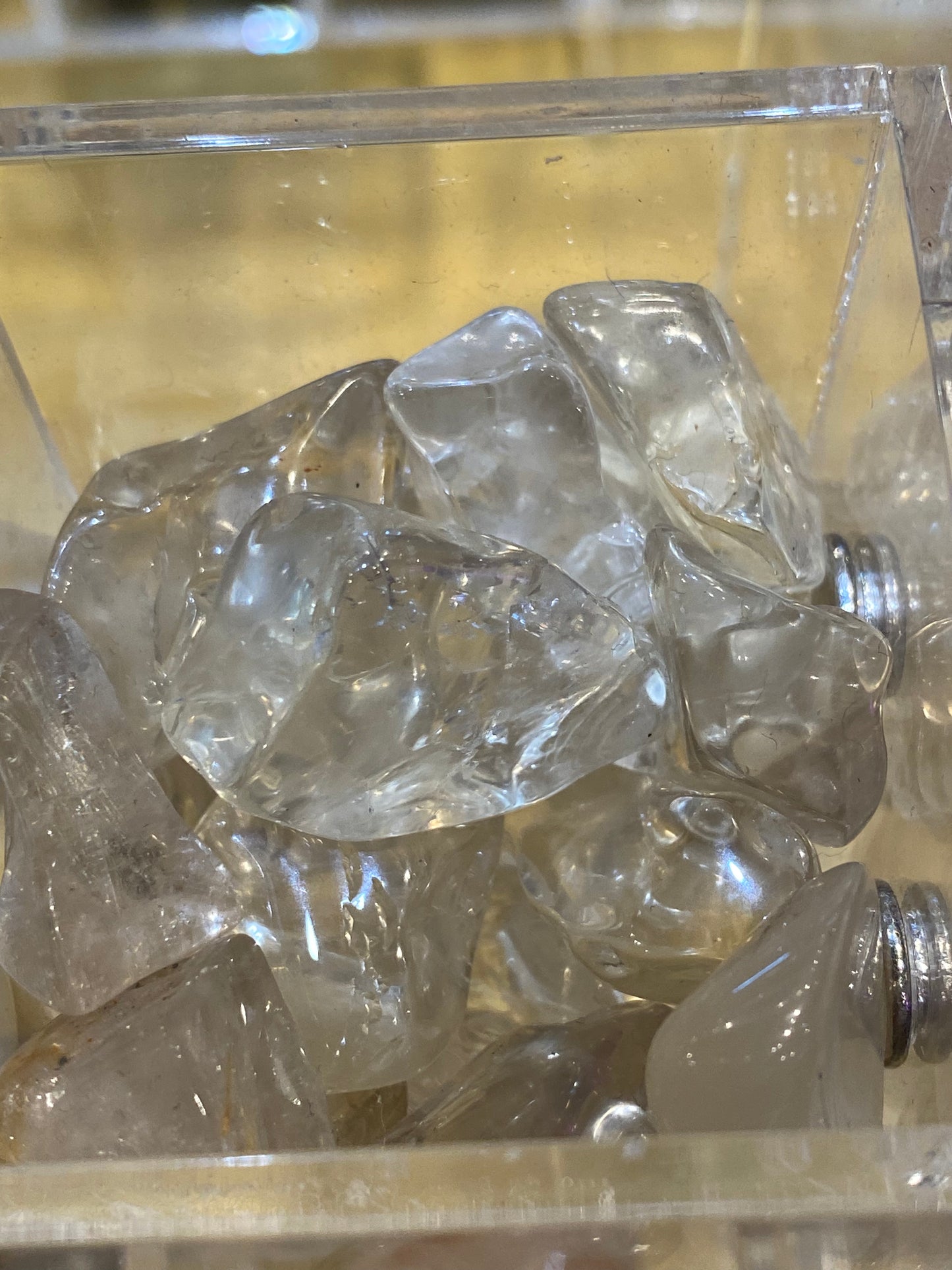 Clear Quartz Nugget Tumbled Stone 1pc