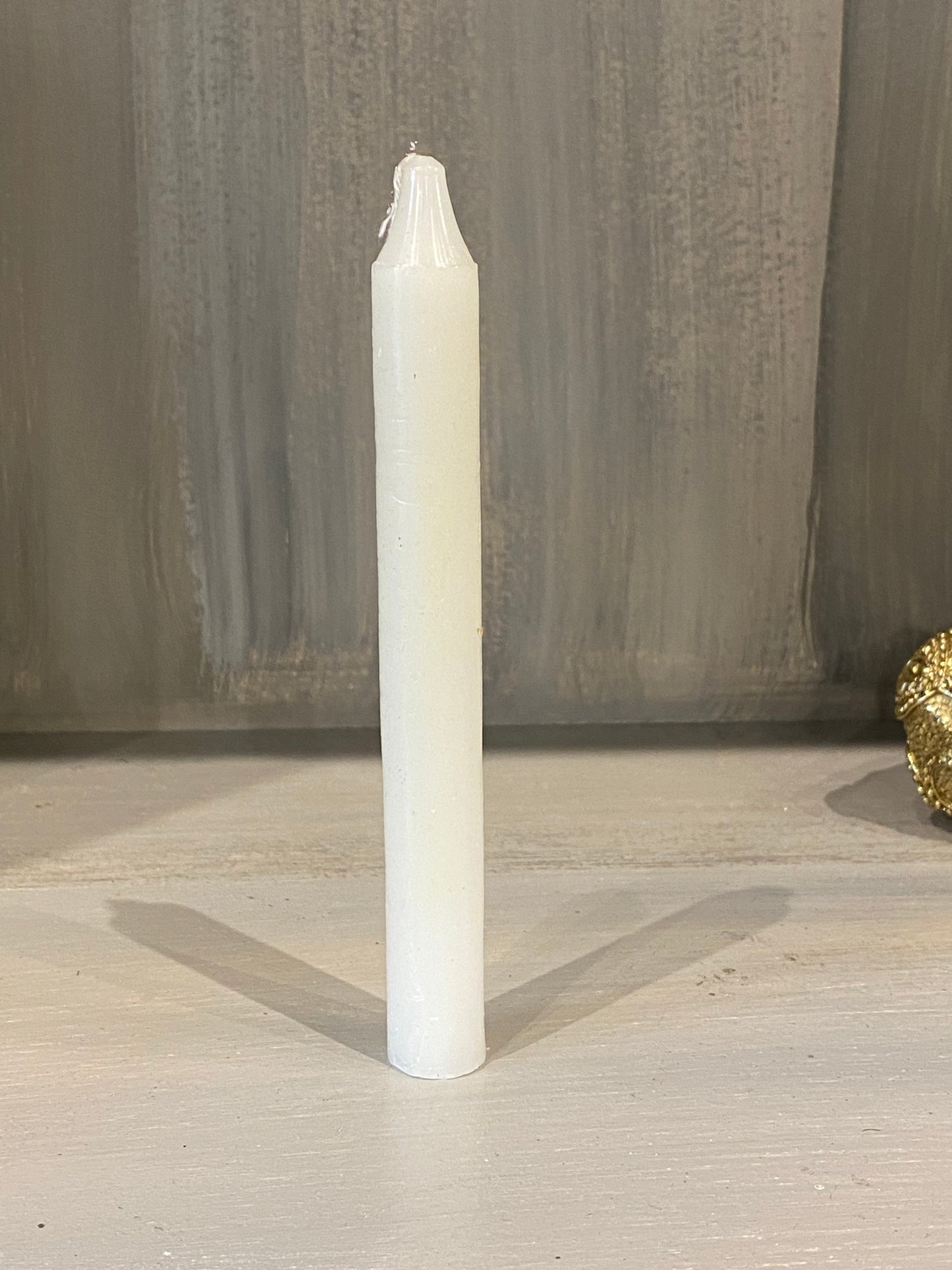 White 6” Taper Household Candle
