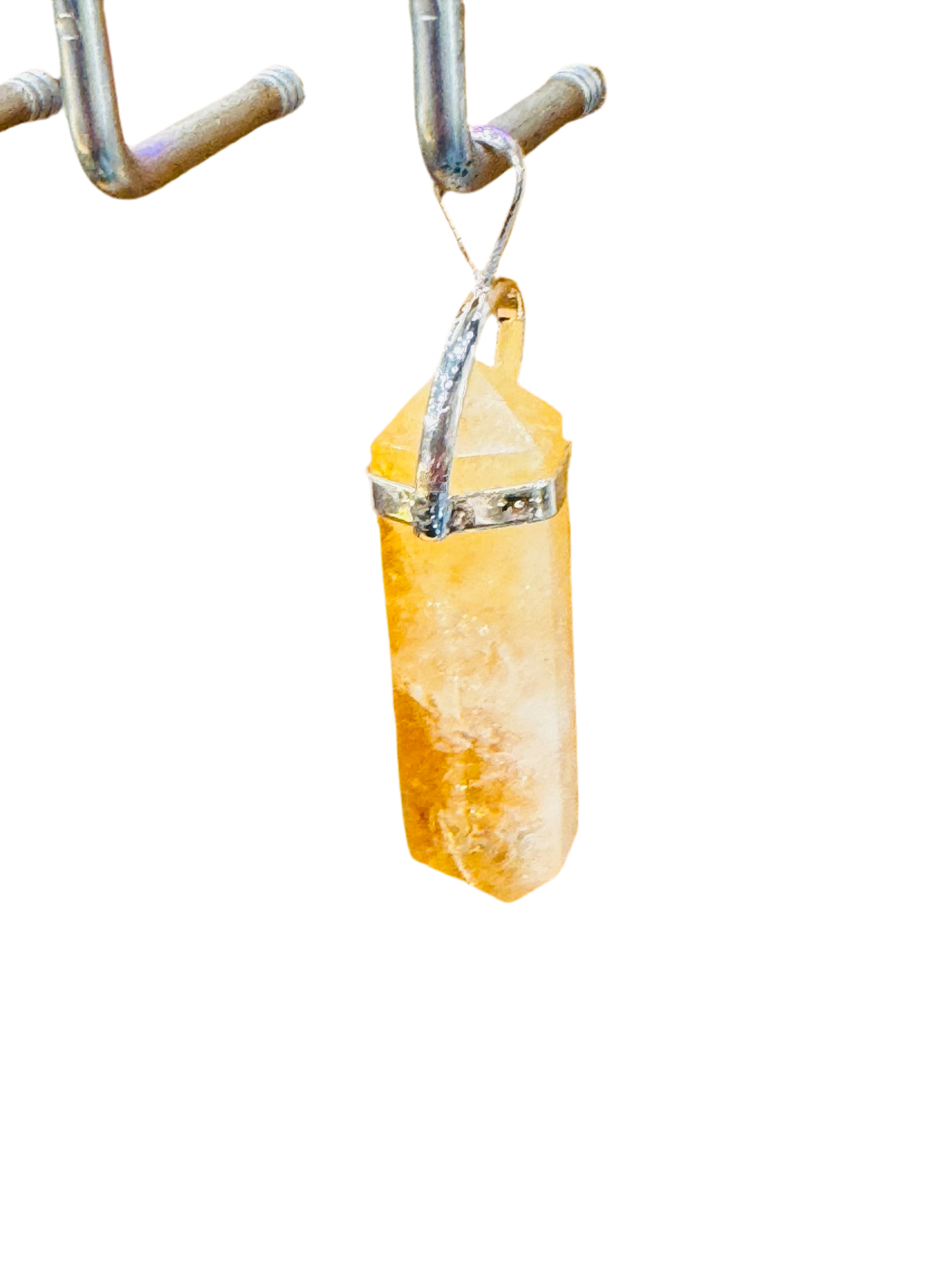 Citrine Double Terminated Power Pendant