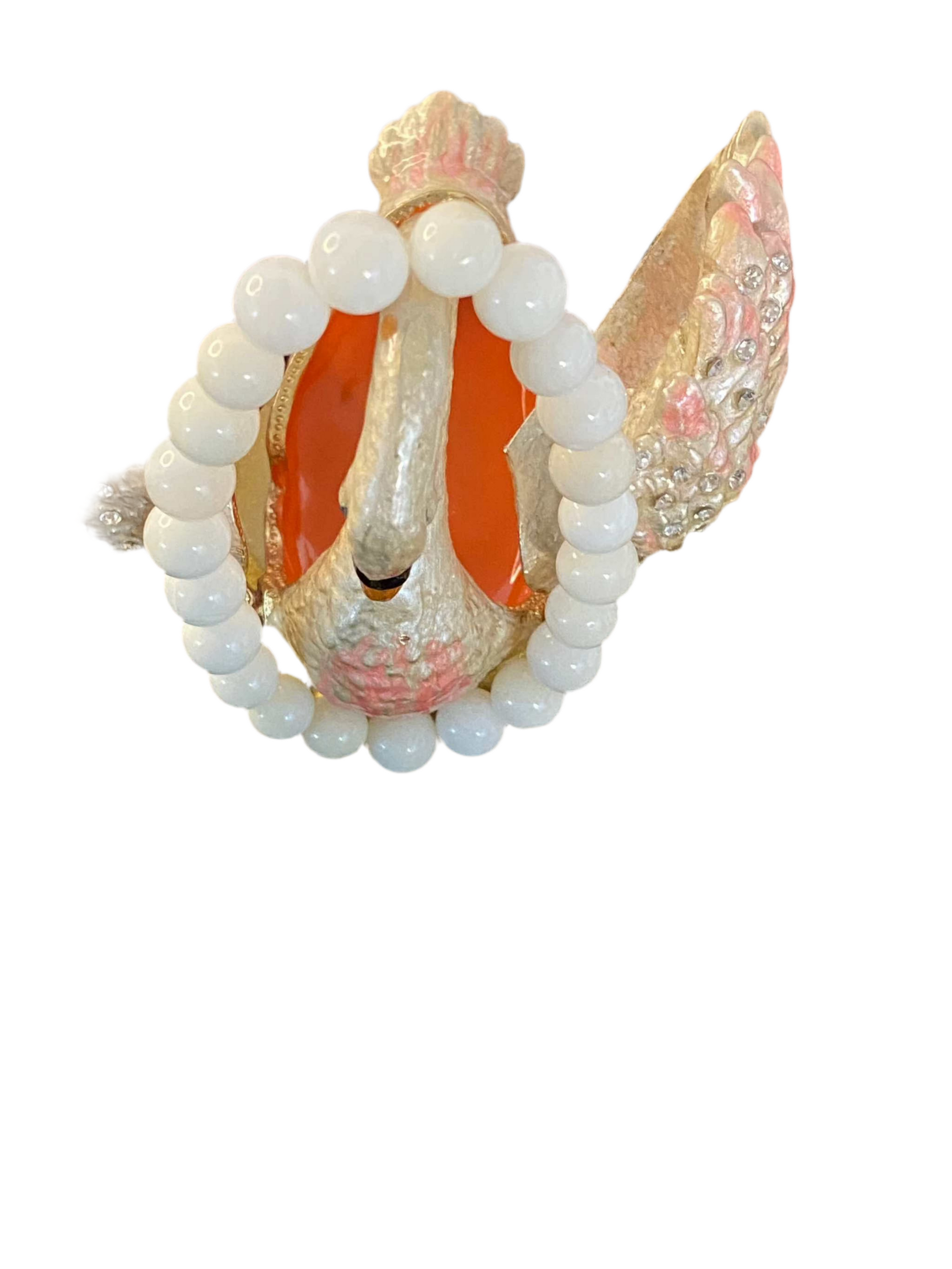 White Jade Beaded Sting Bracelet