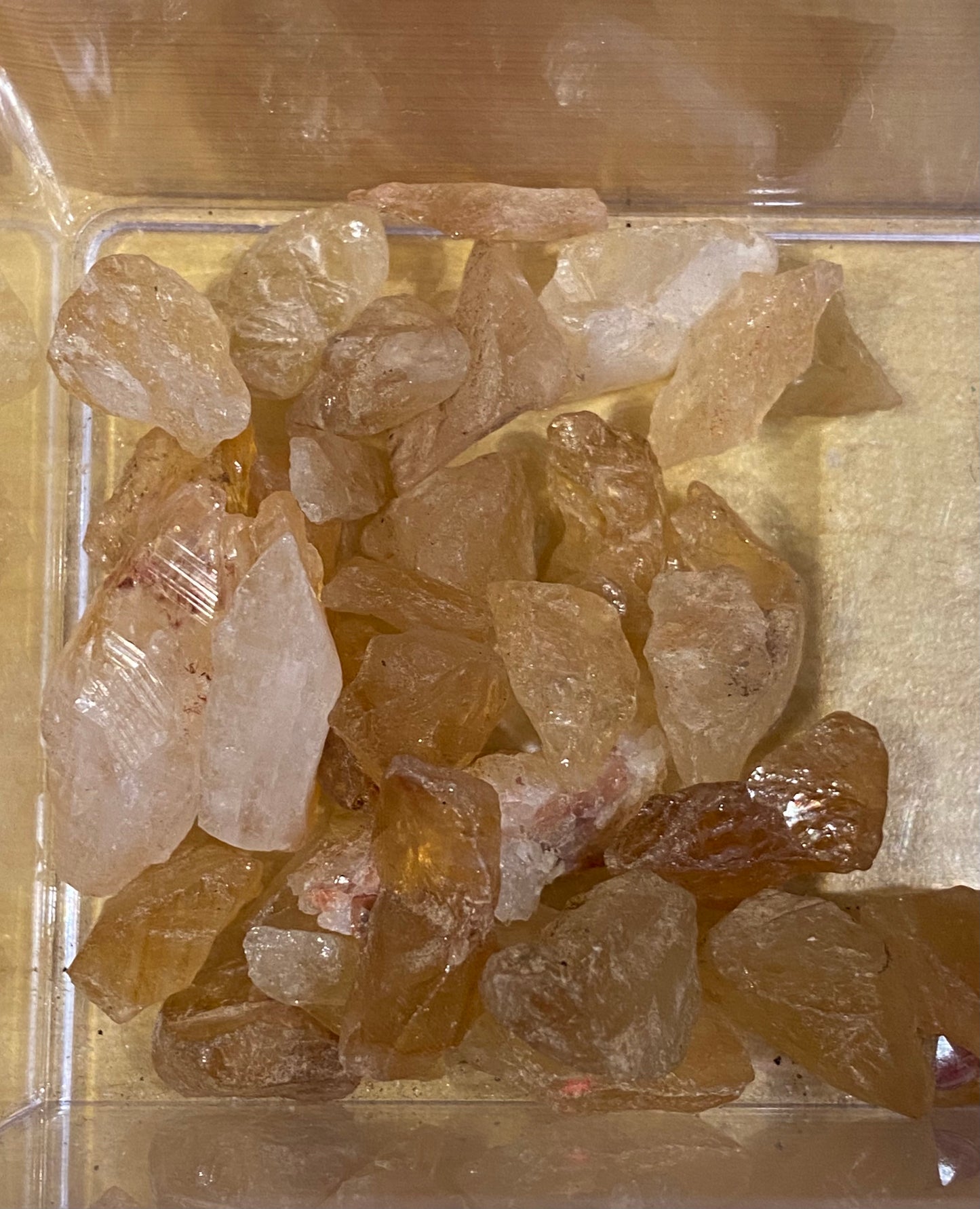 Citrine Rough Chip Stone 1pc