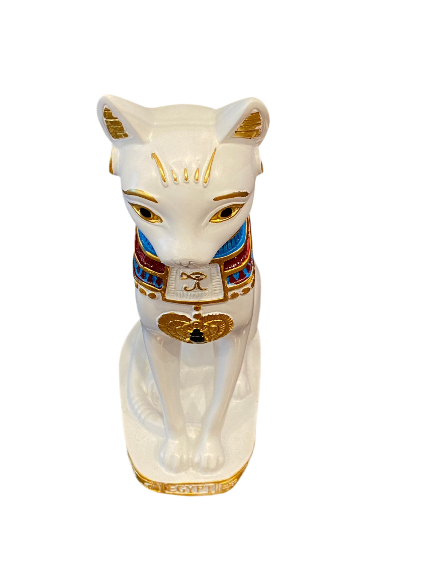 Large White Egyptian Bastet Cat