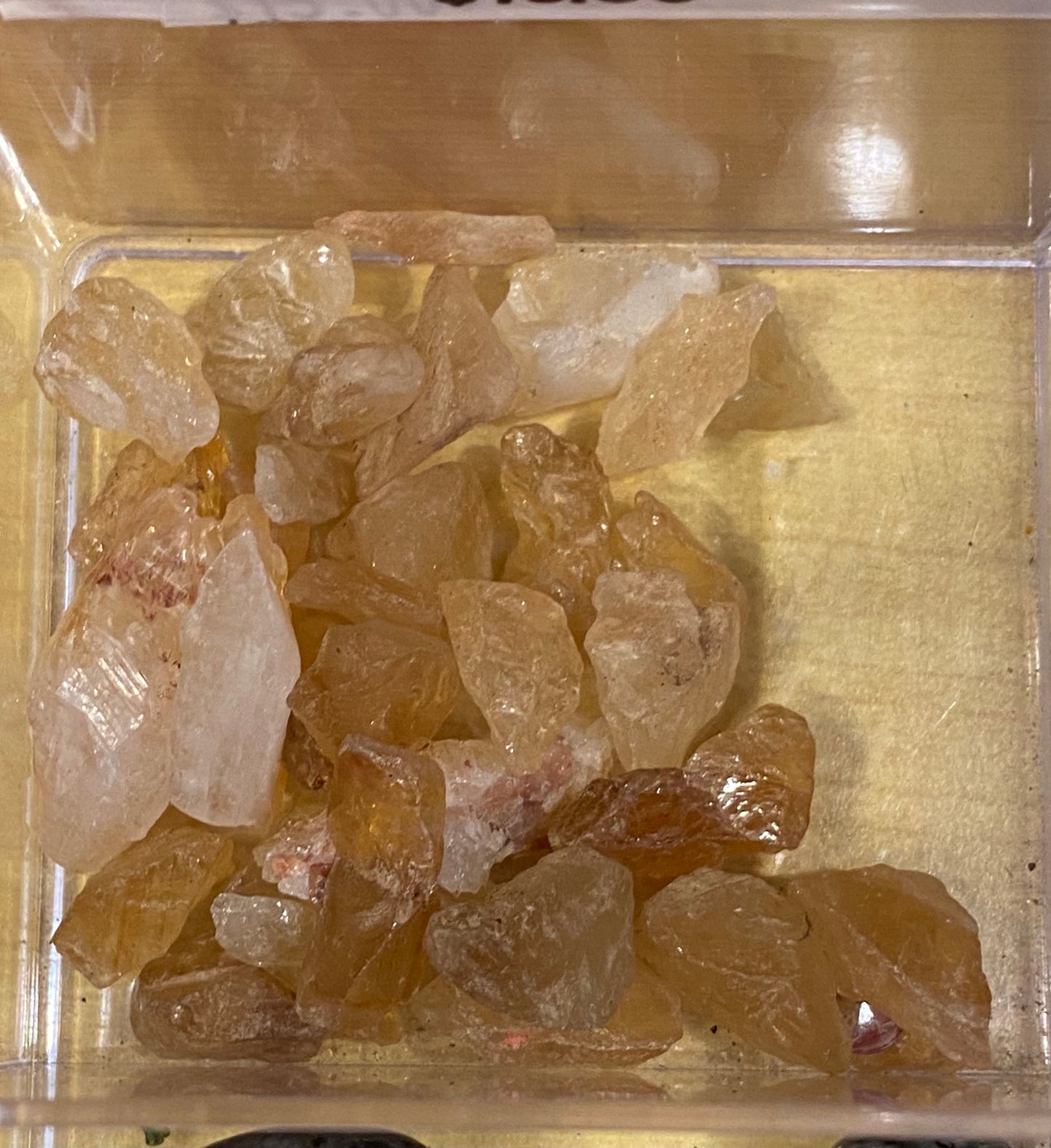 Citrine Rough Chip Stone 1pc