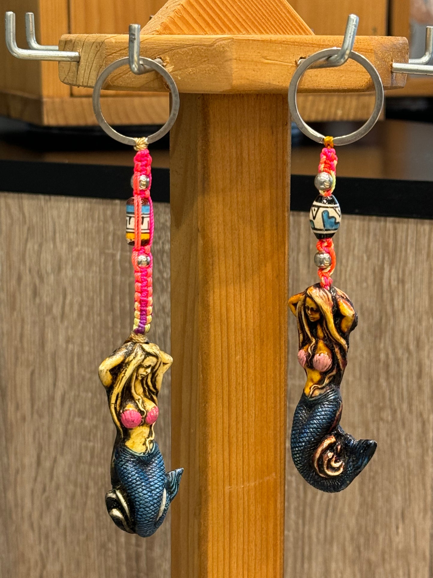 Mermaid Fantasy Durepox Resin Figurine Keychain