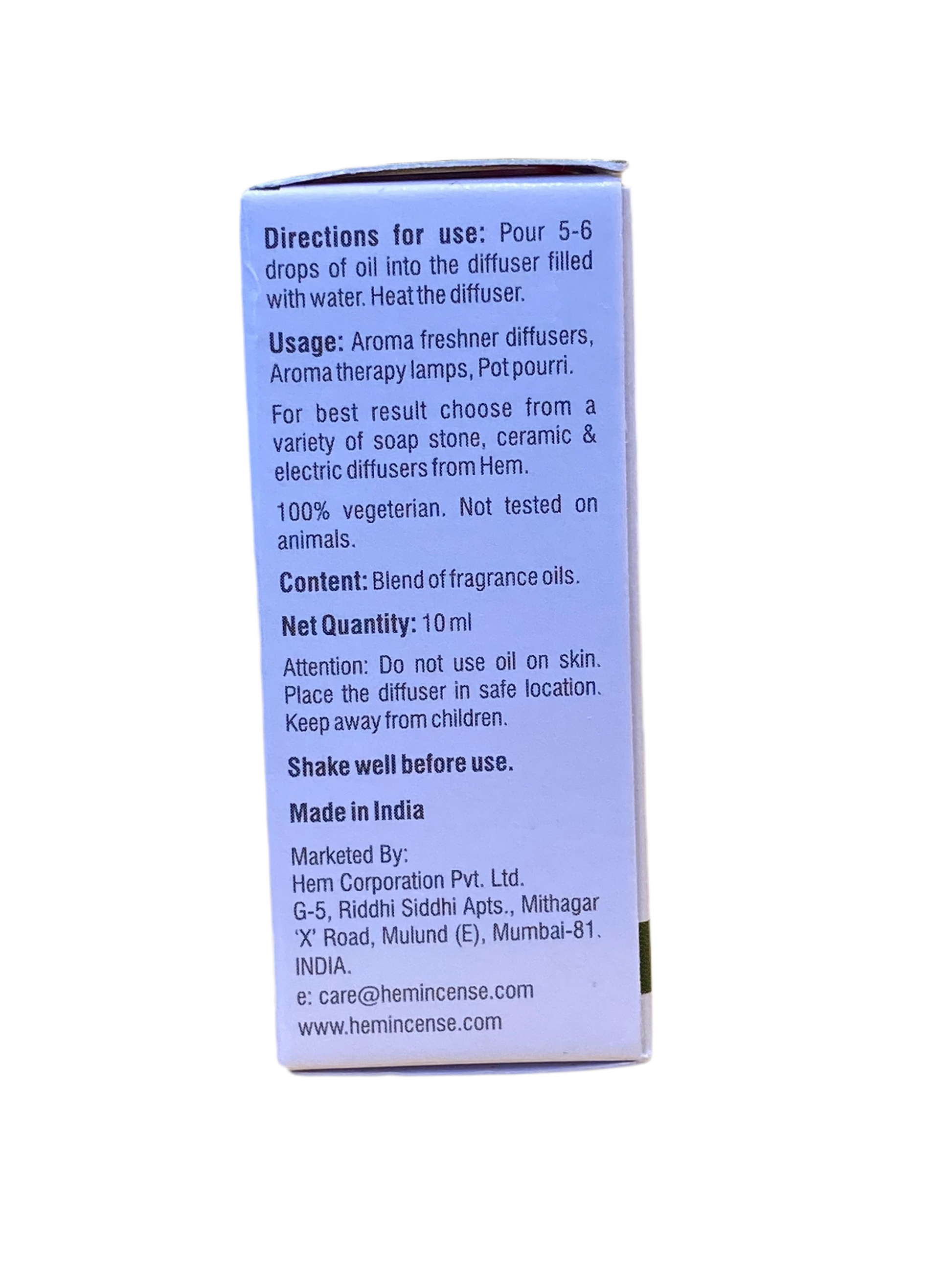 Hem Aroma Oil Mystic Patchouli