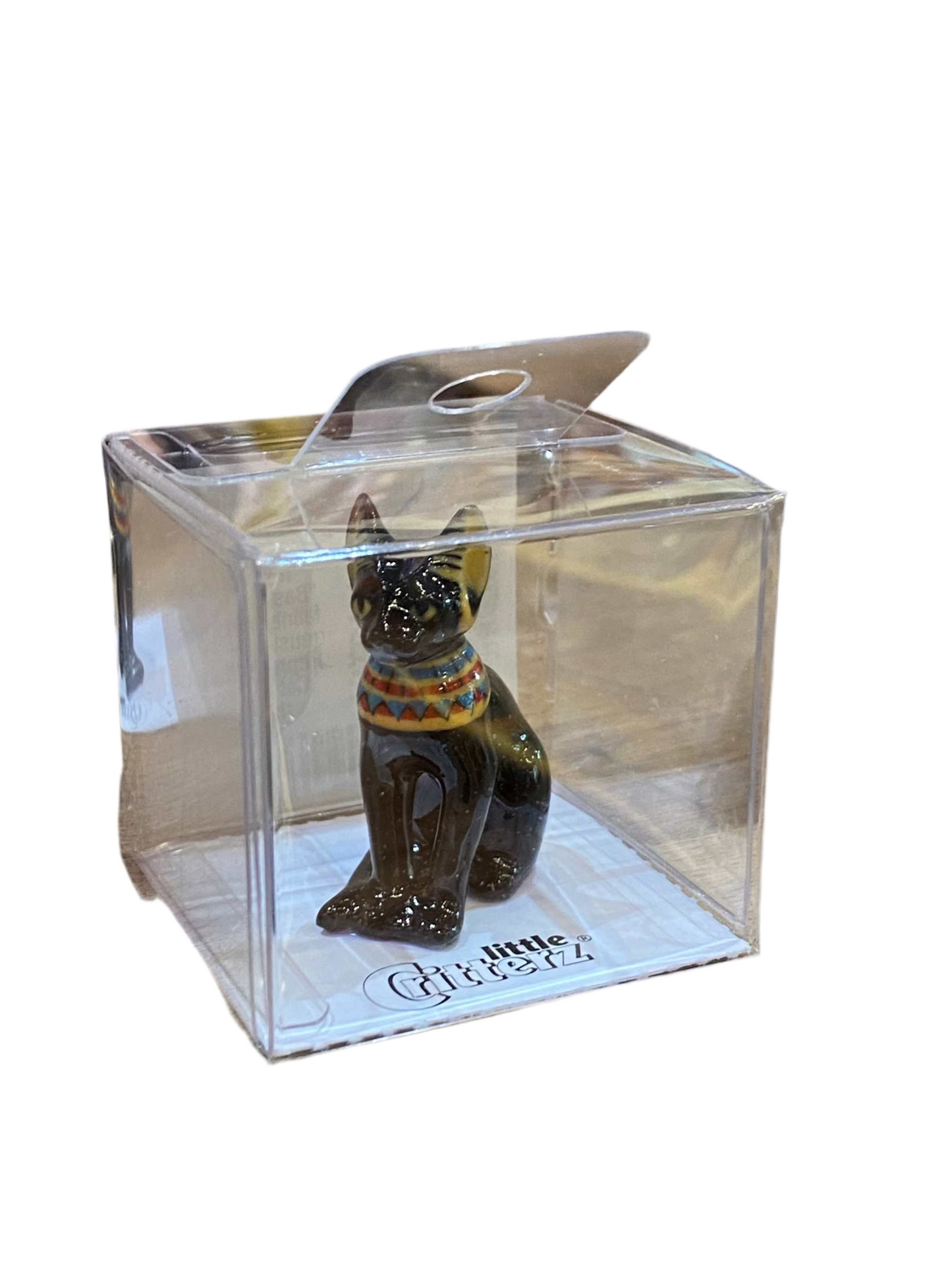 Bastet Egyptian Cat Porcelain Miniature