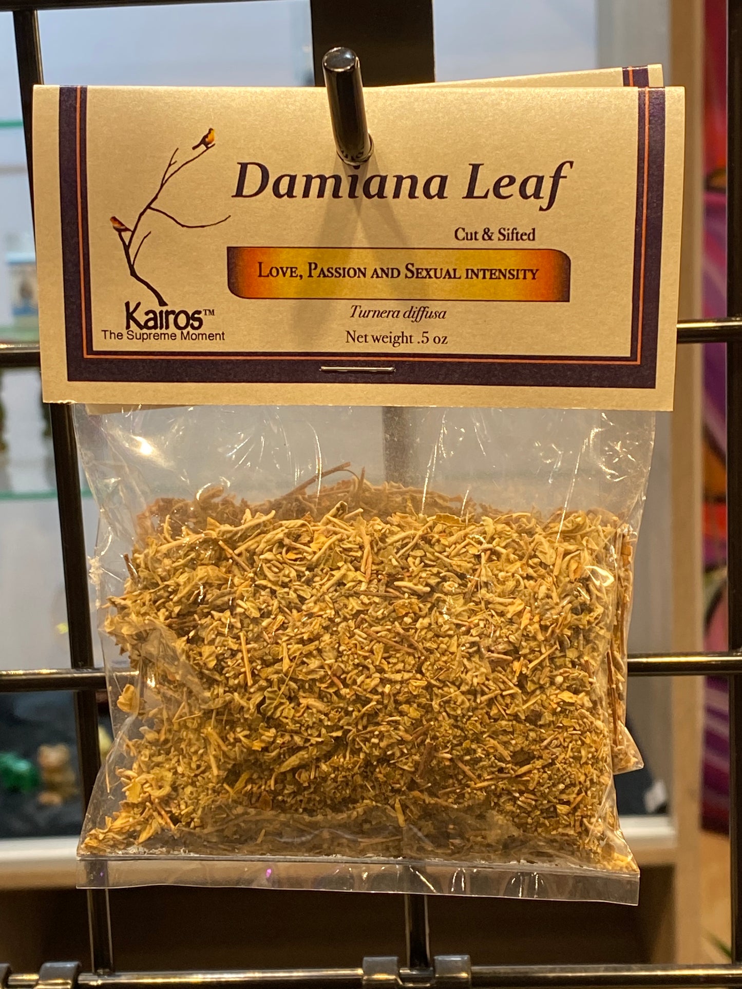 Damiana Leaf Cut & Sifted