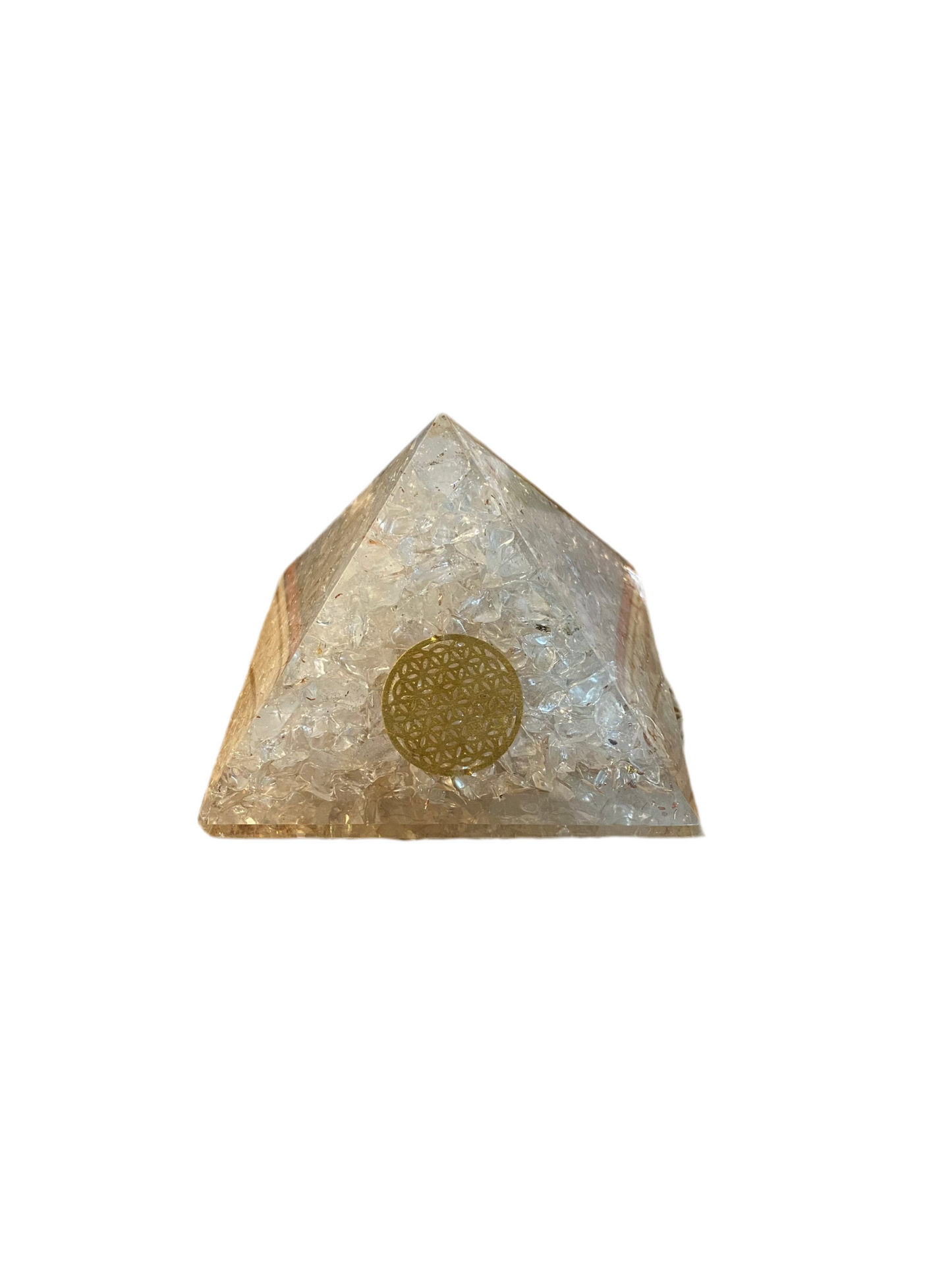 Orgonite Pyramid Large Clear Quartz