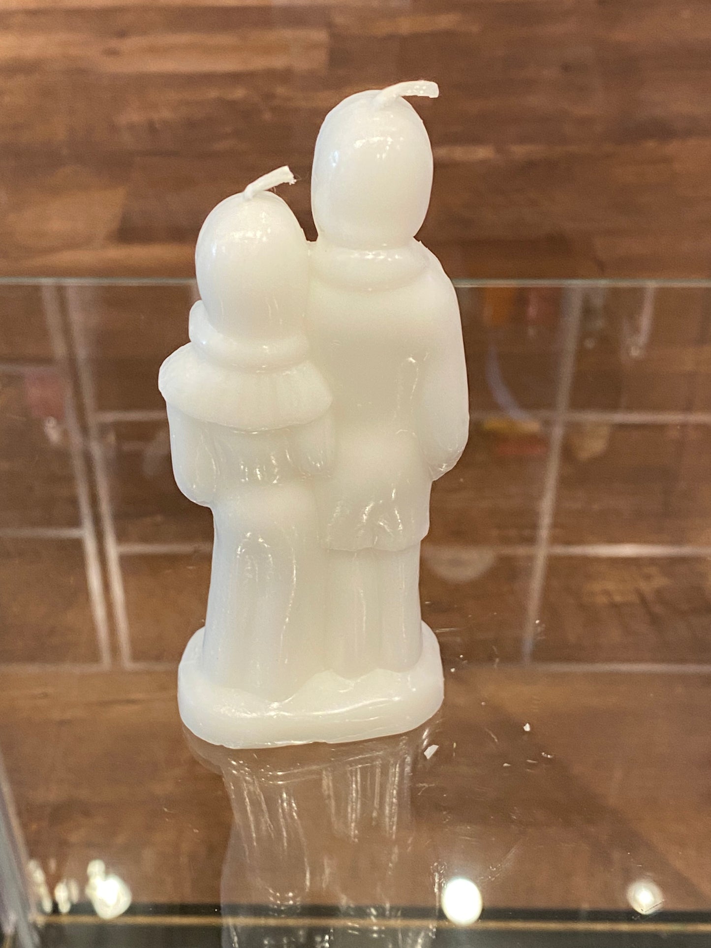 Decorative Ritual Wedding Couple Candle White