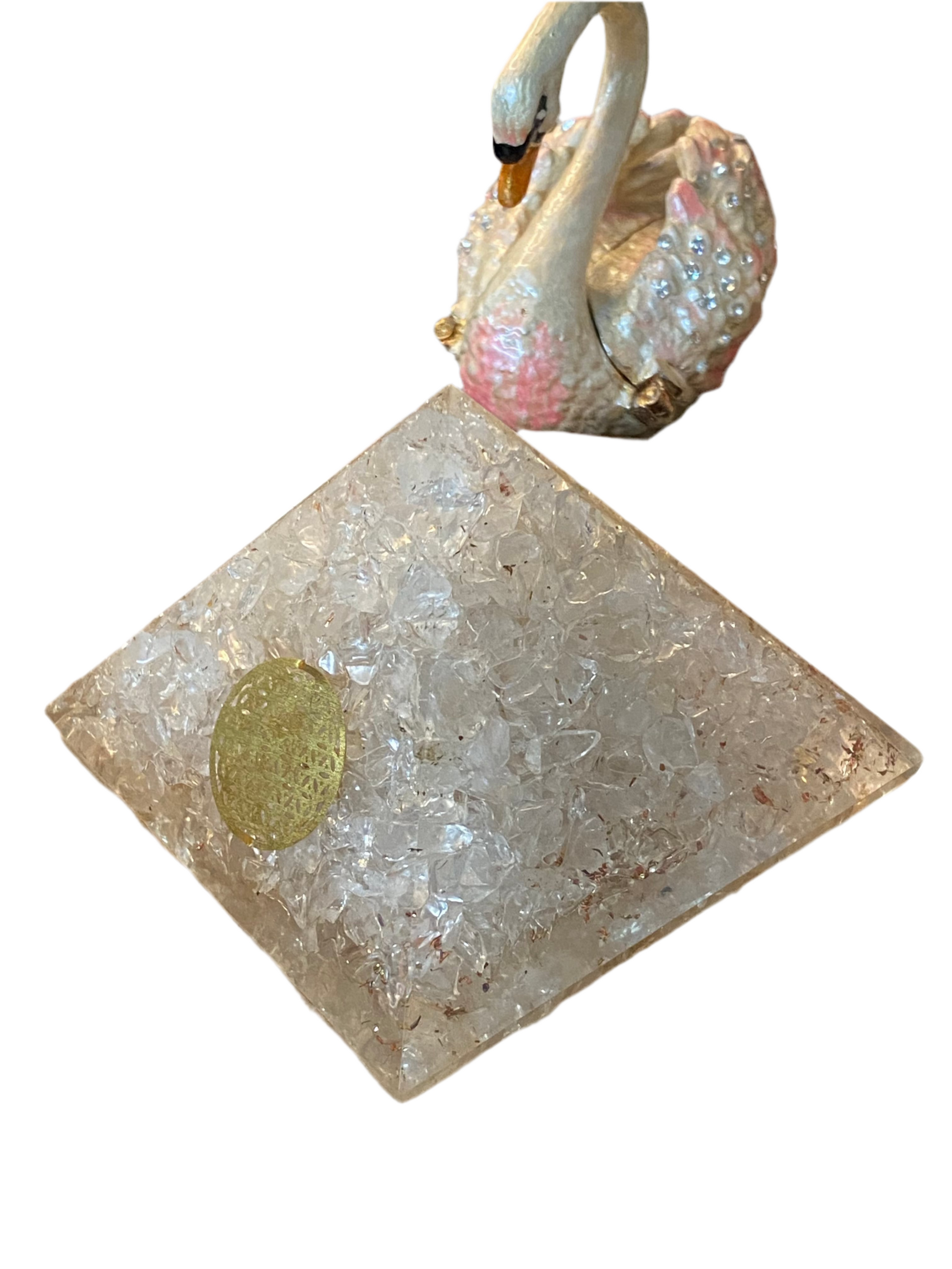 Orgonite Pyramid Large Clear Quartz