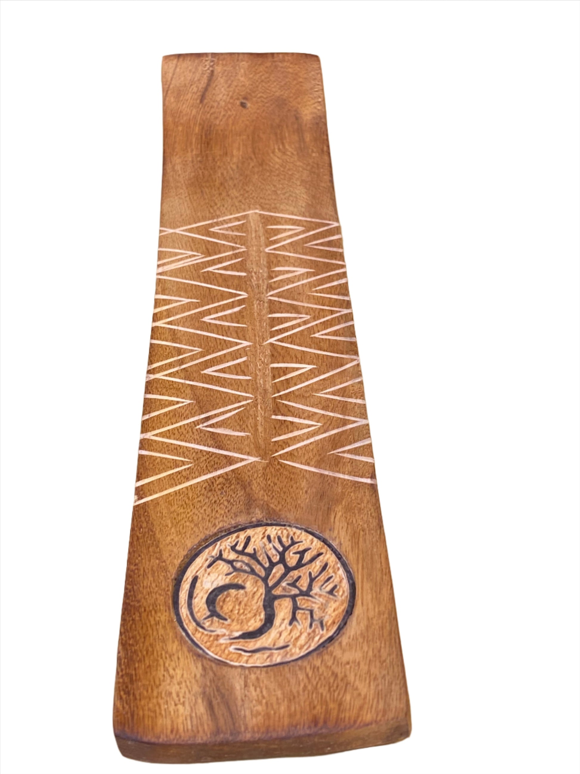 Wooden Ash Catcher Tree Of Life within Moon