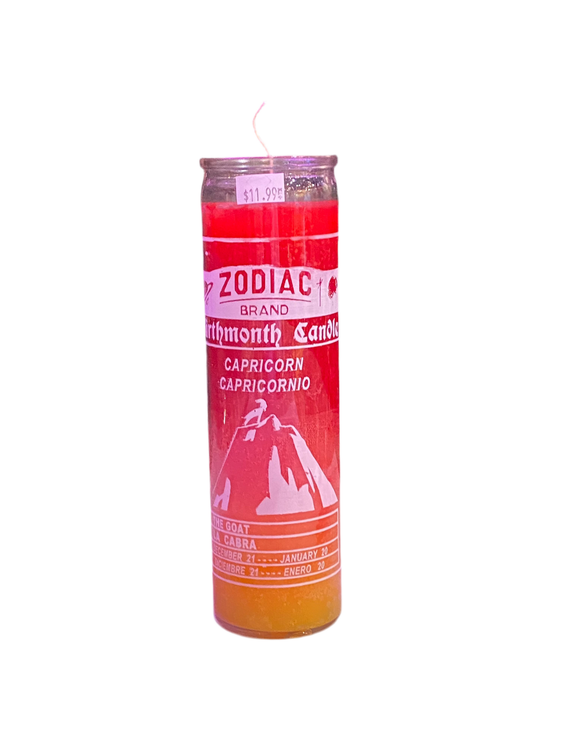Zodiac Capricorn 7 Day Candle