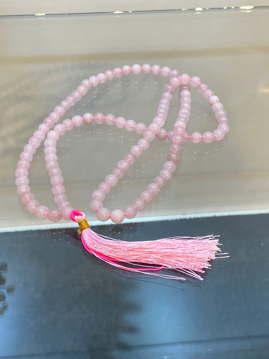 Rose Quartz Mala Beads