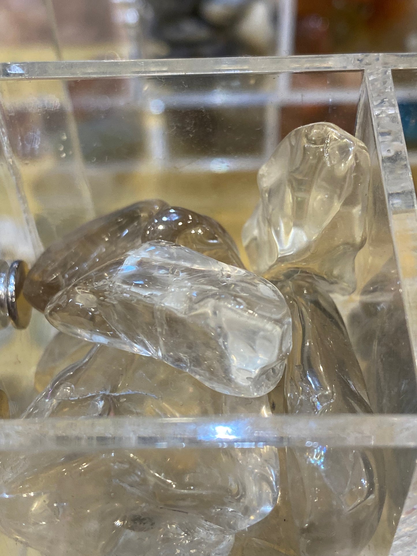 Clear Quartz Nugget Tumbled Stone 1pc