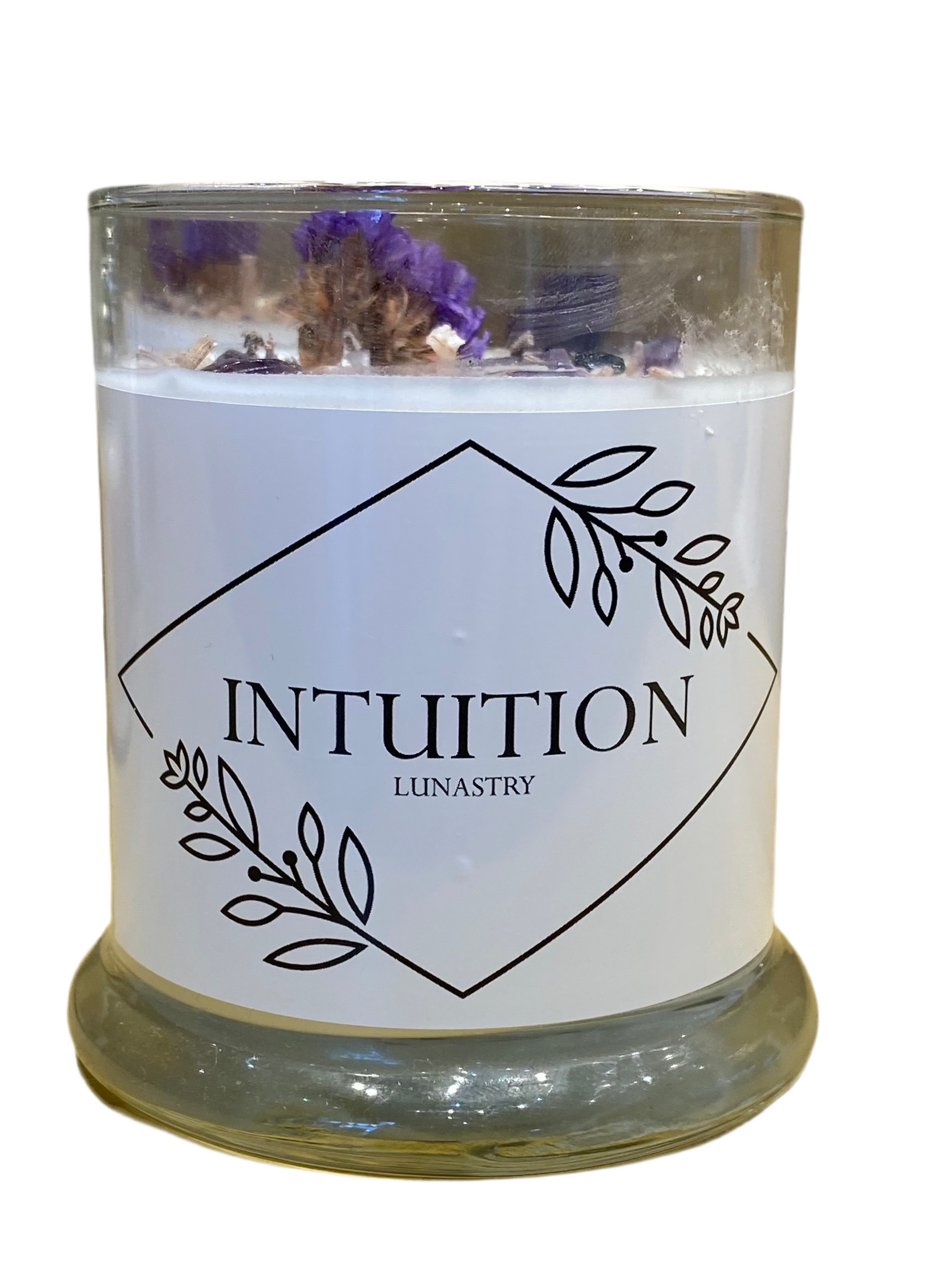 Intuition Soy Wax Crystal Candle