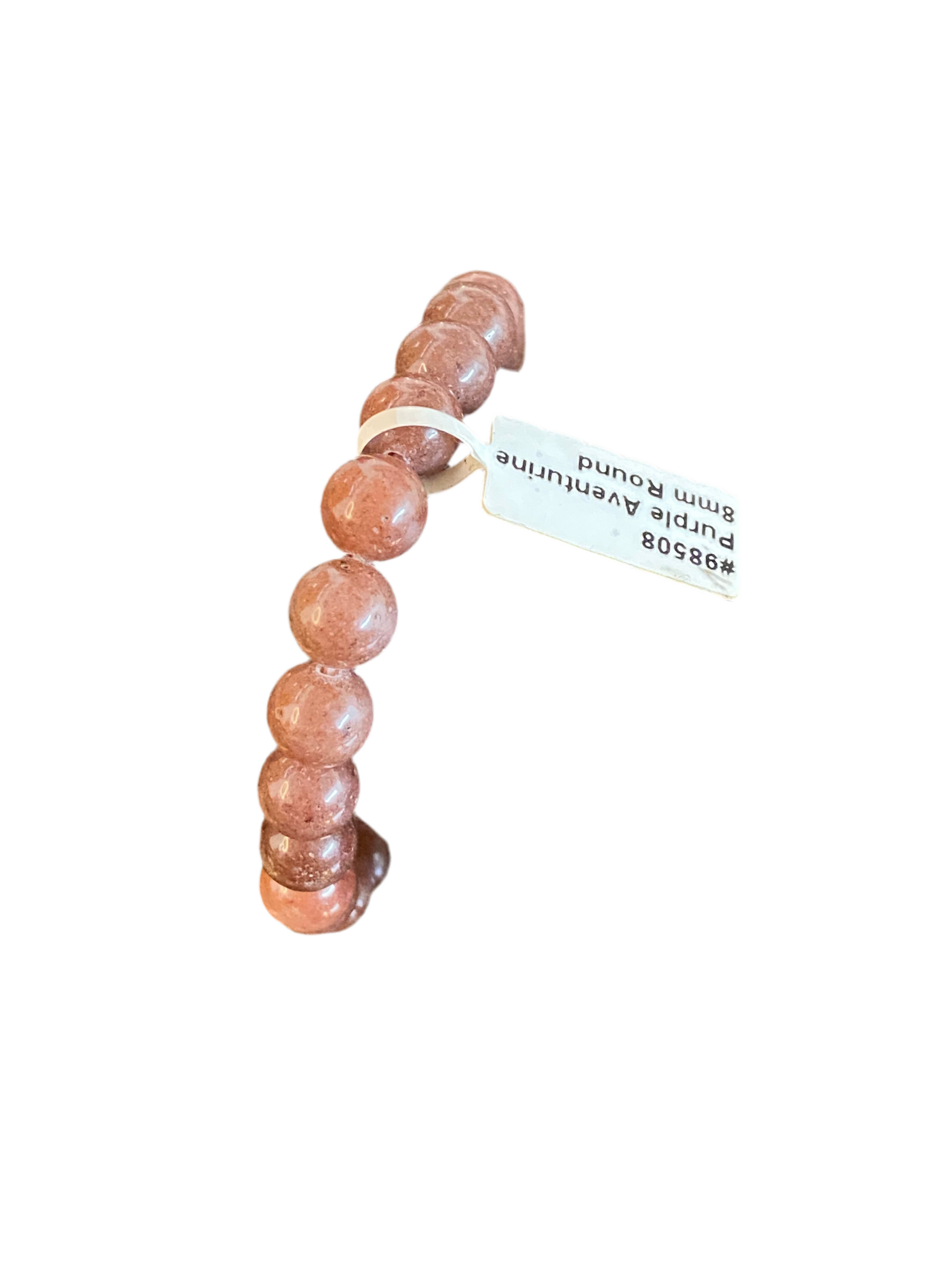 Purple Aventurine Beaded Bracelet