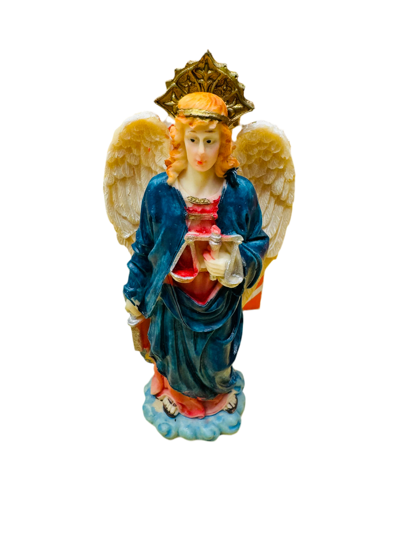 Saint Uriel Statue Archangel Uriel Holy Figurine Religious Decoration Statue 5”
