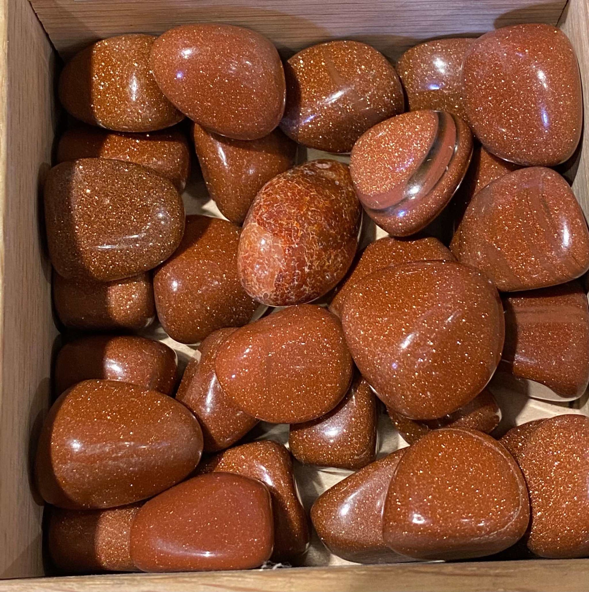 Goldstone Tumbled Stone