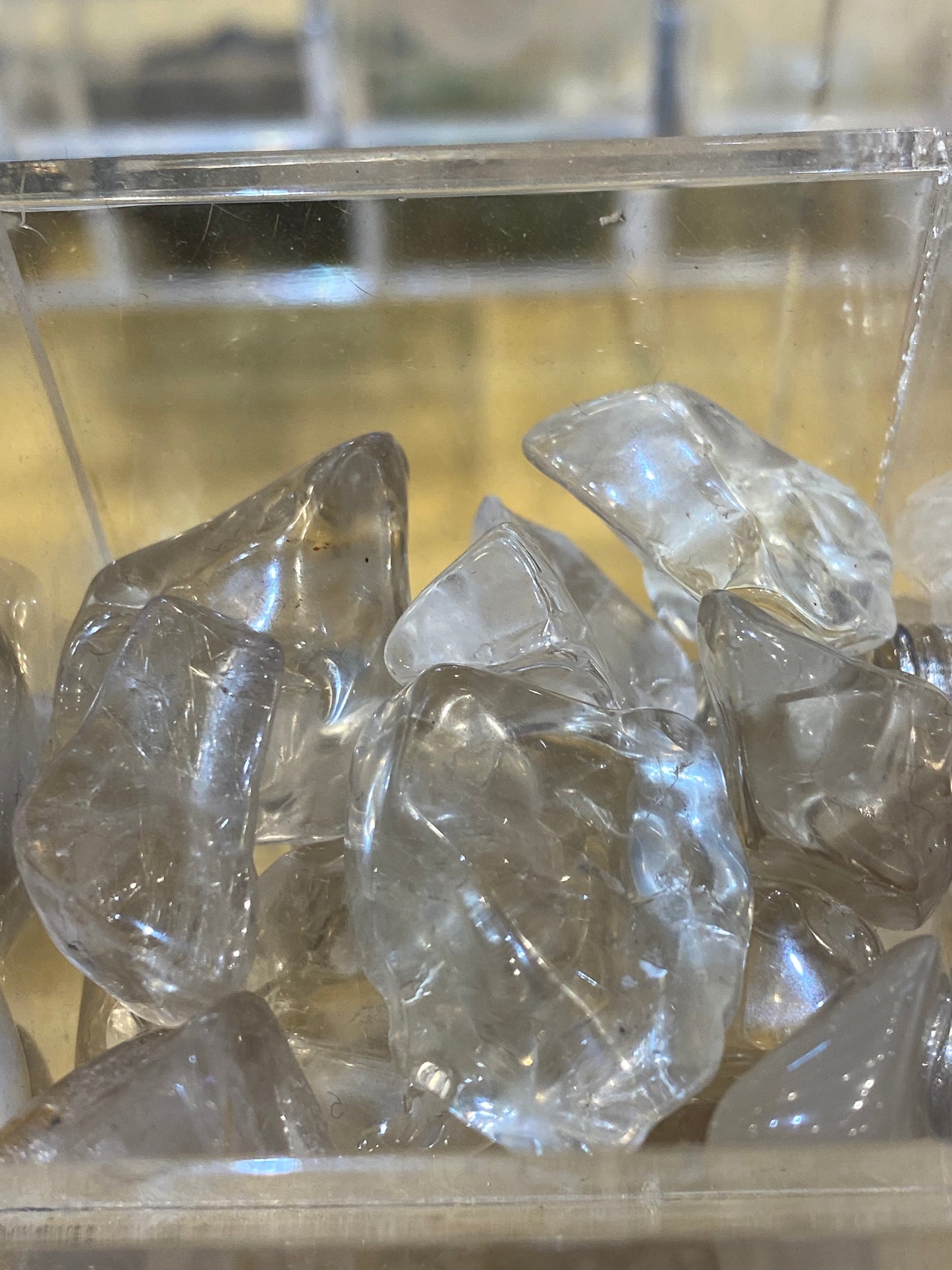 Clear Quartz Nugget Tumbled Stone 1pc