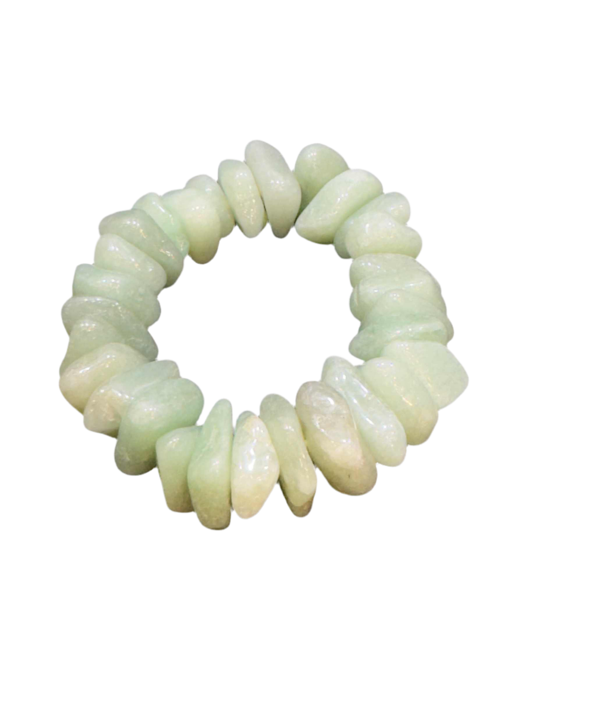 Aventurine Green Chunky Tumbled Bracelet