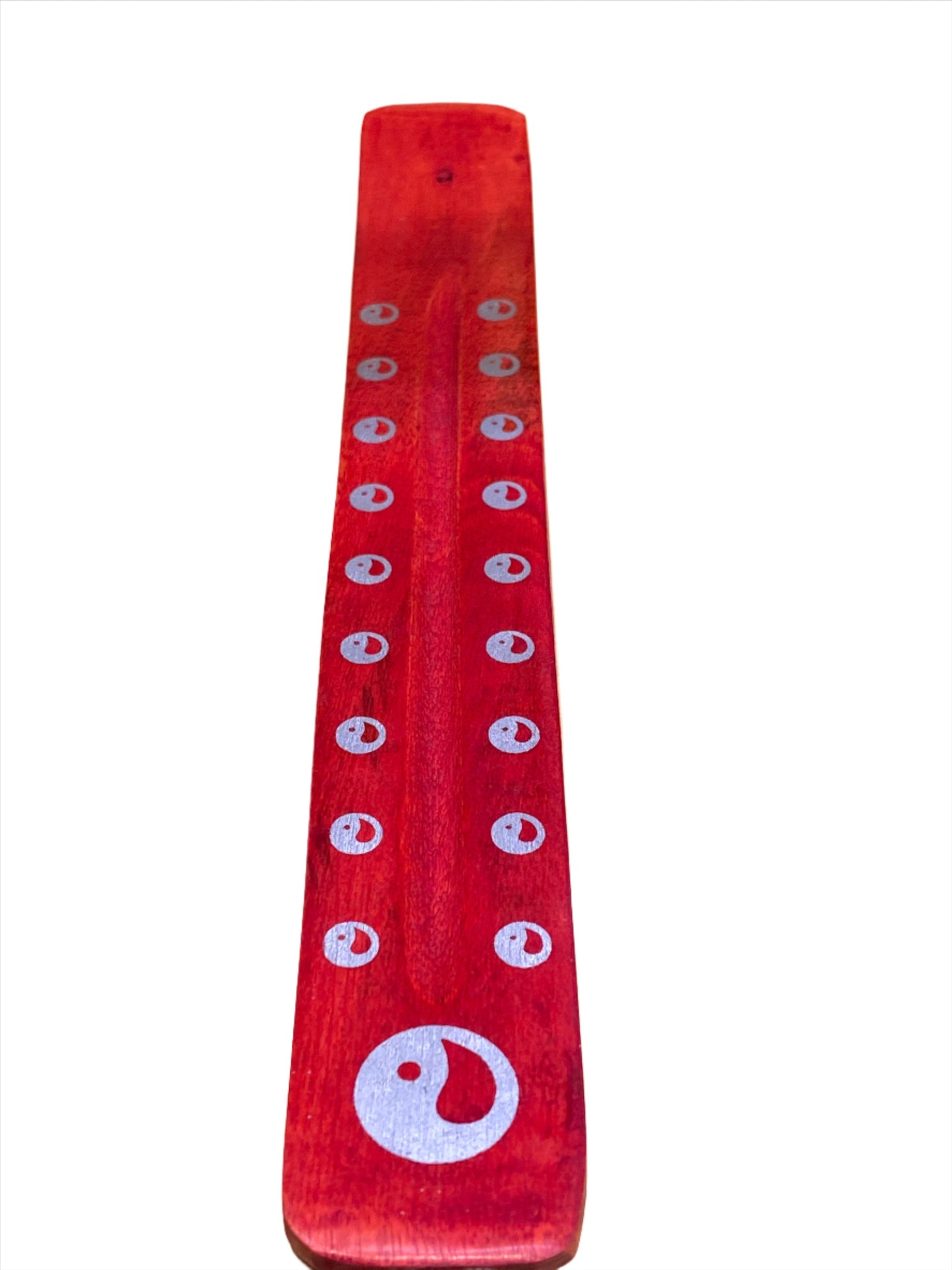 Wooden Incense Stick Holders Yin Yang (Red)