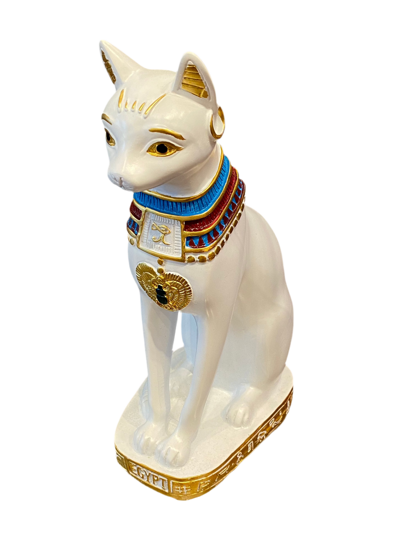 Large White Egyptian Bastet Cat
