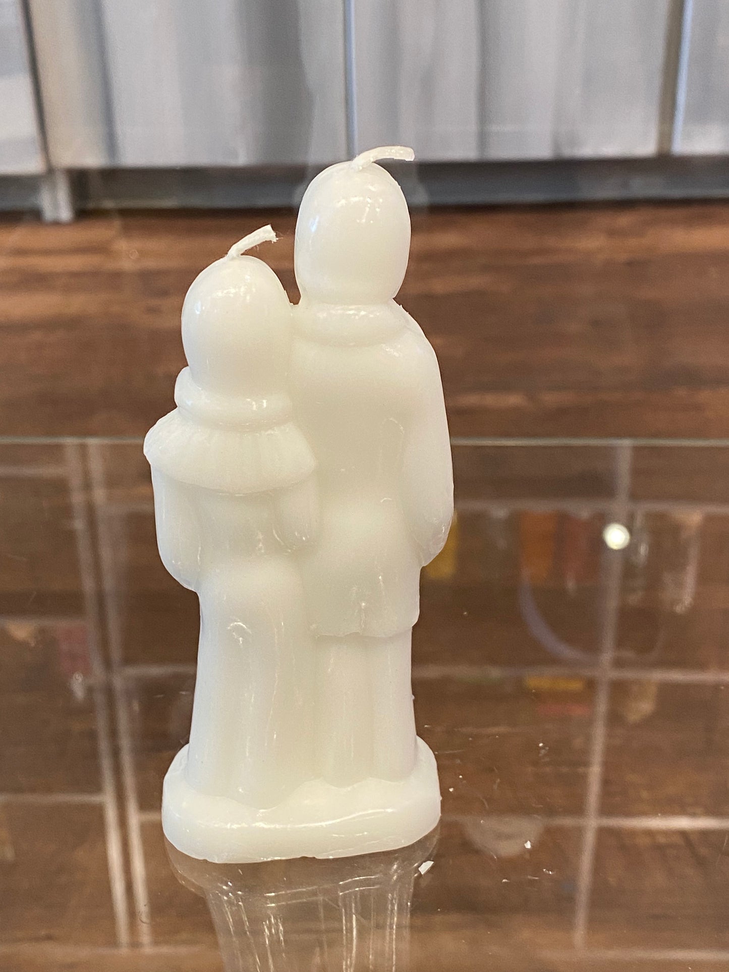 Decorative Ritual Wedding Couple Candle White
