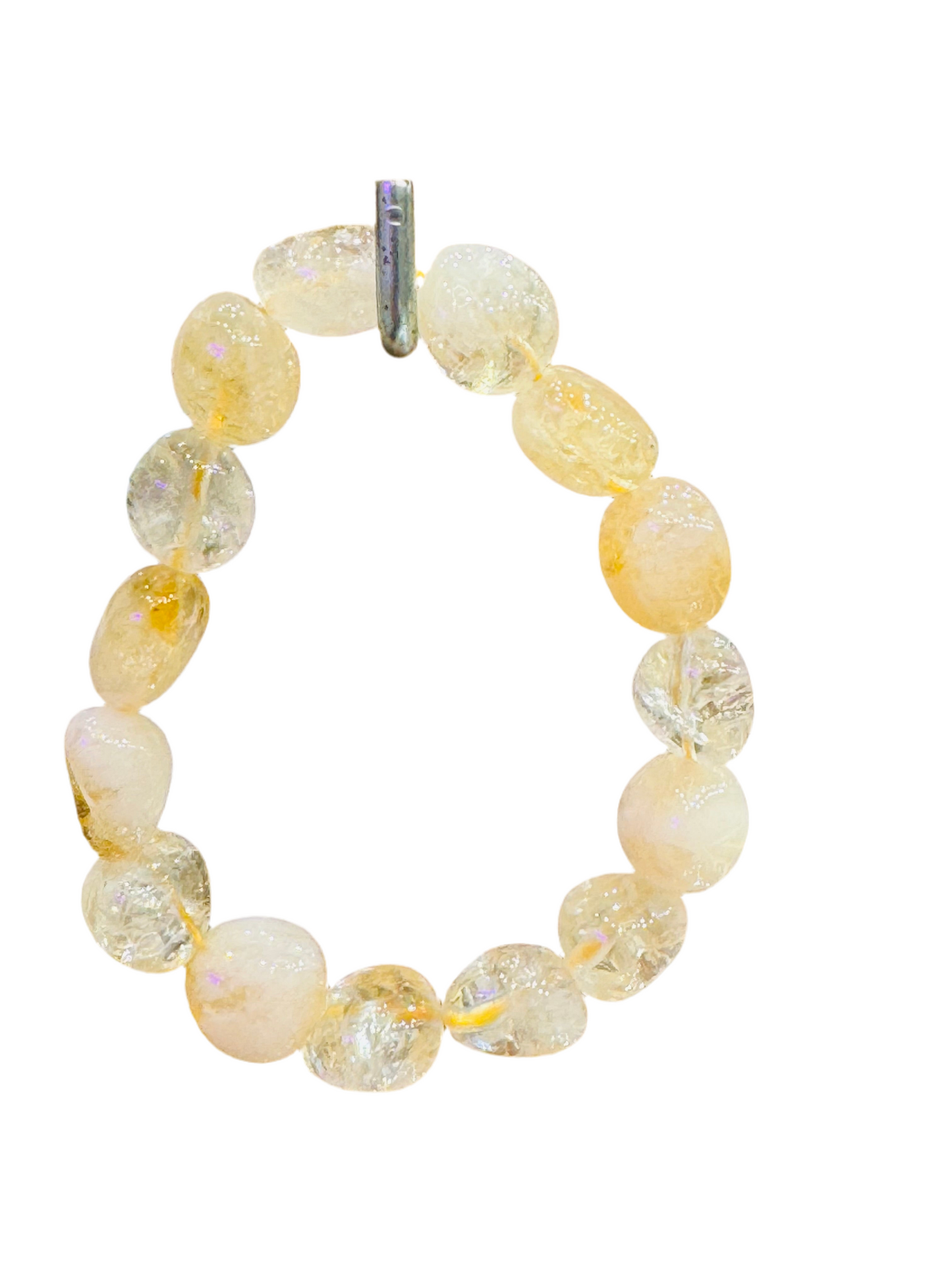 Citrine Tumbled String Bracelet