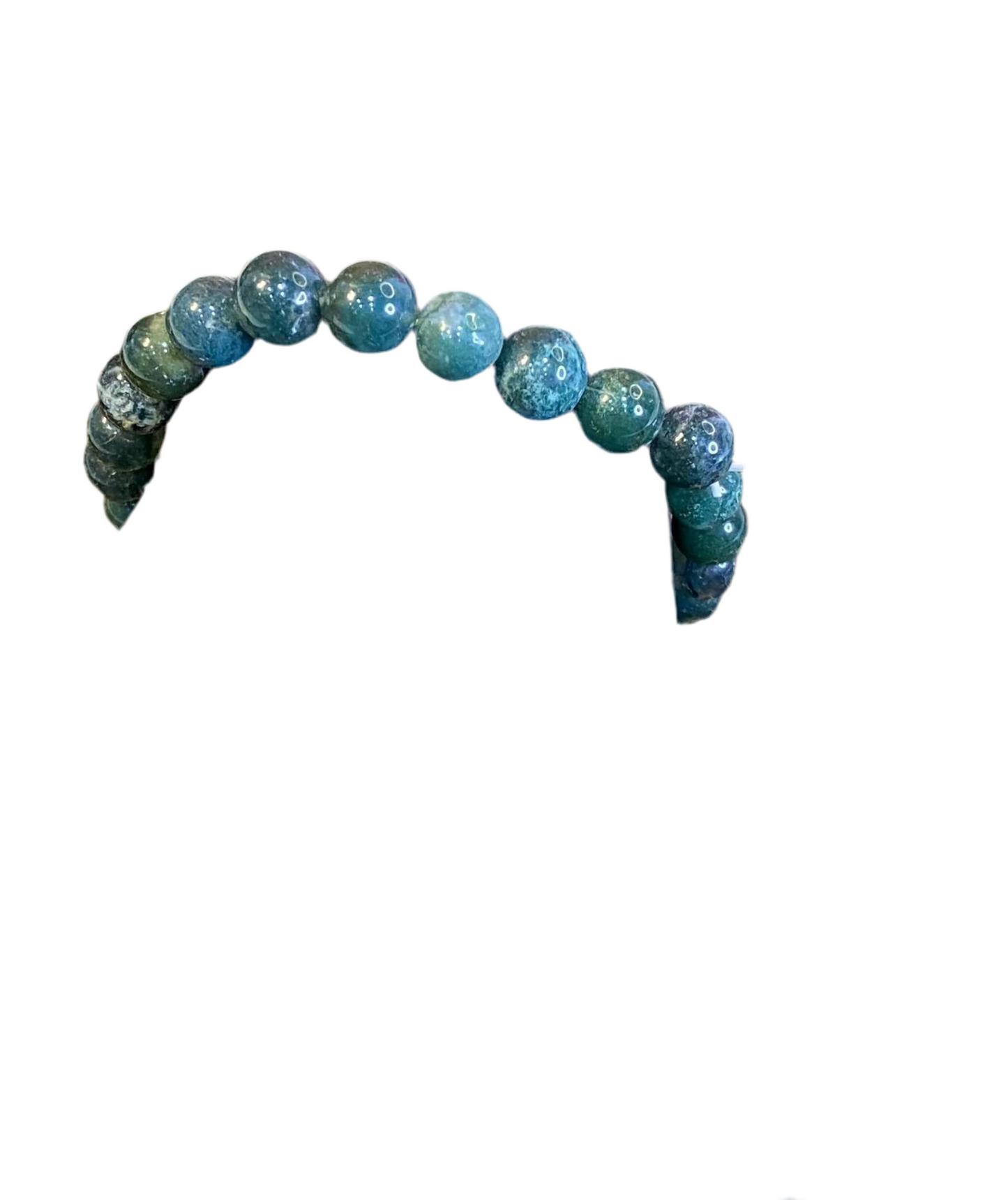 Green Jasper Beaded String Bracelet