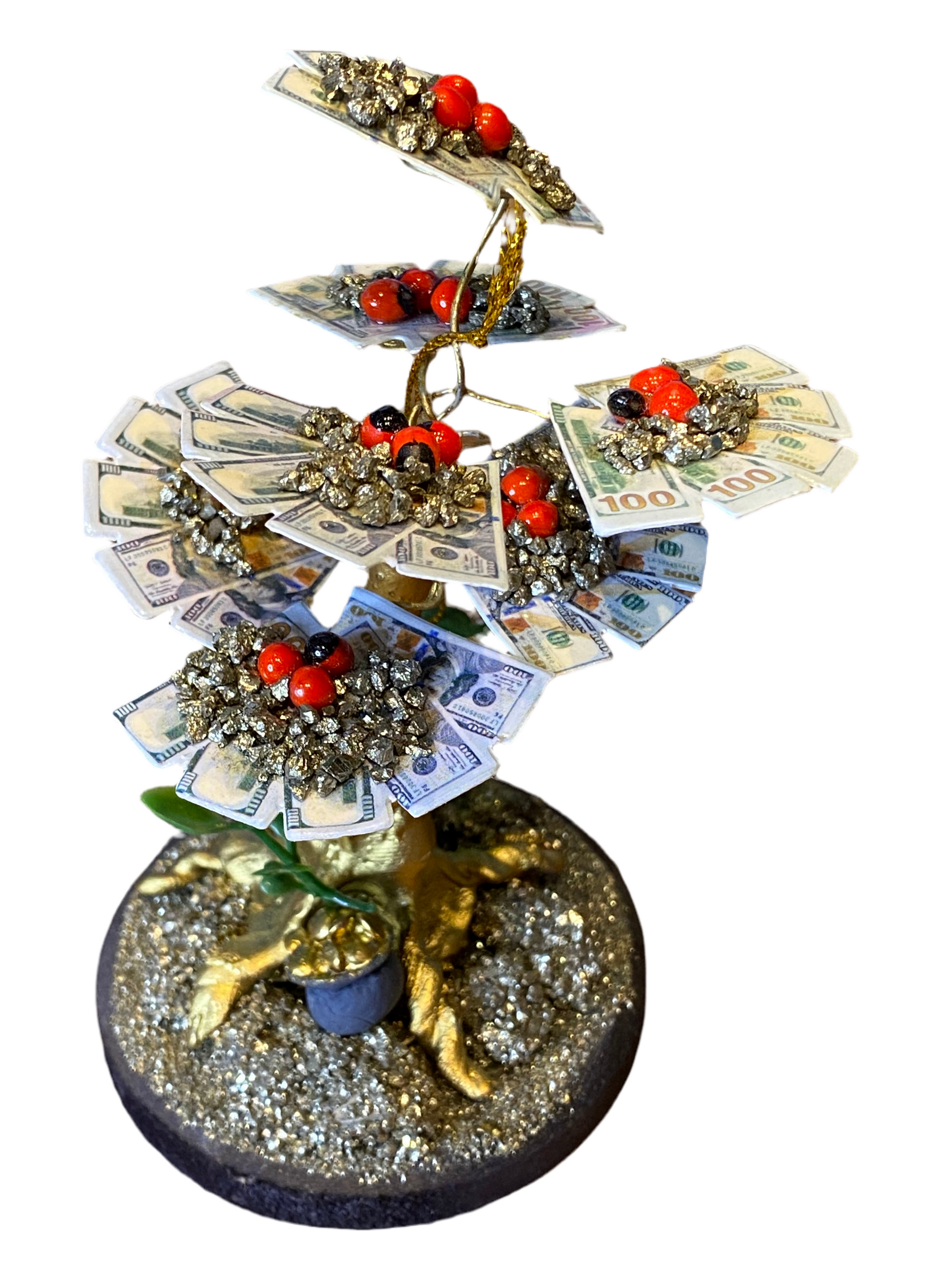 Bonsai Money Tree Bills symbolizing prosperity and financial growth, ideal for attracting wealth and stability in personal and professional spaces.