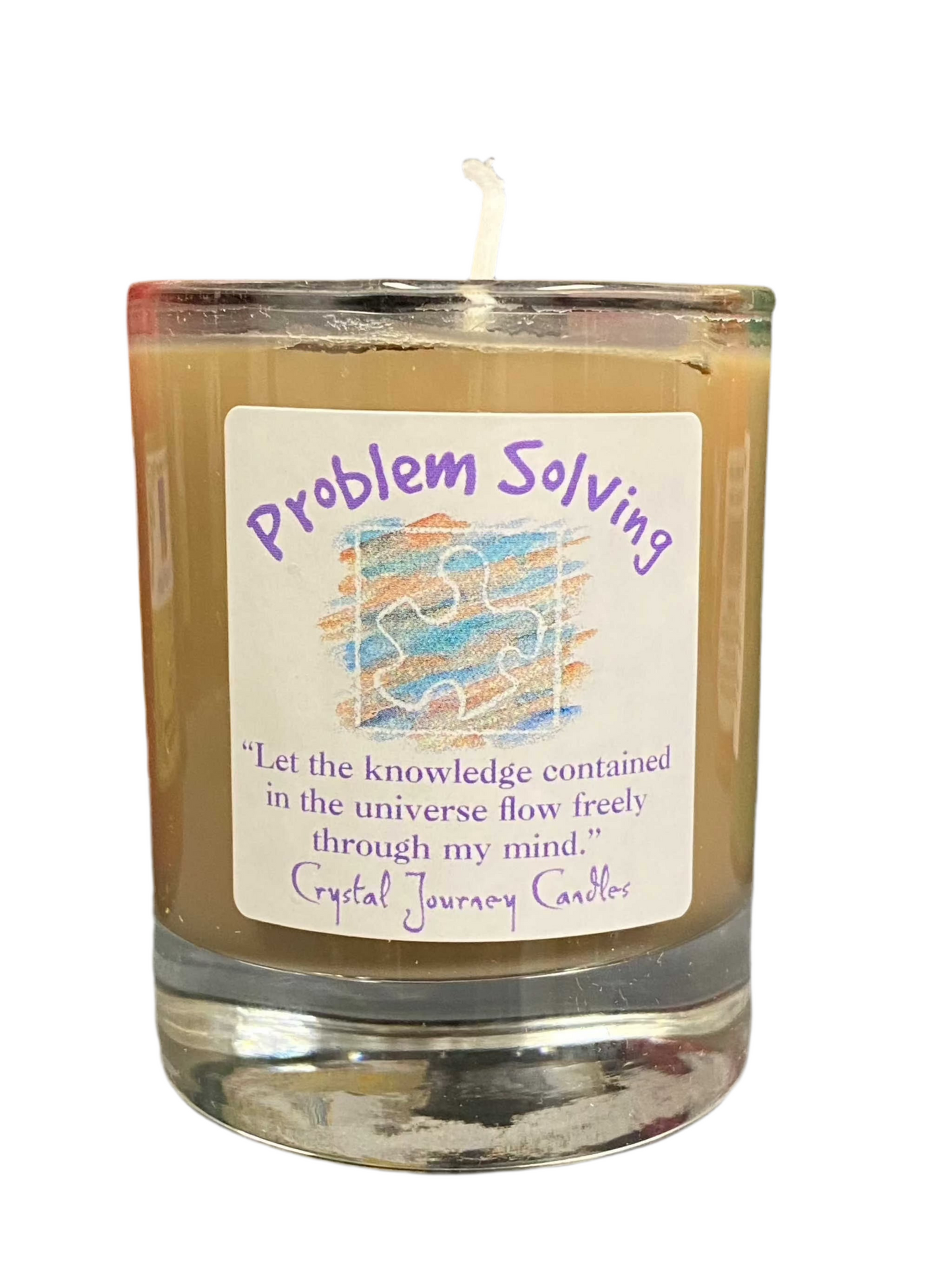 Problem Solving Crystal Journey Filled Glass Votives