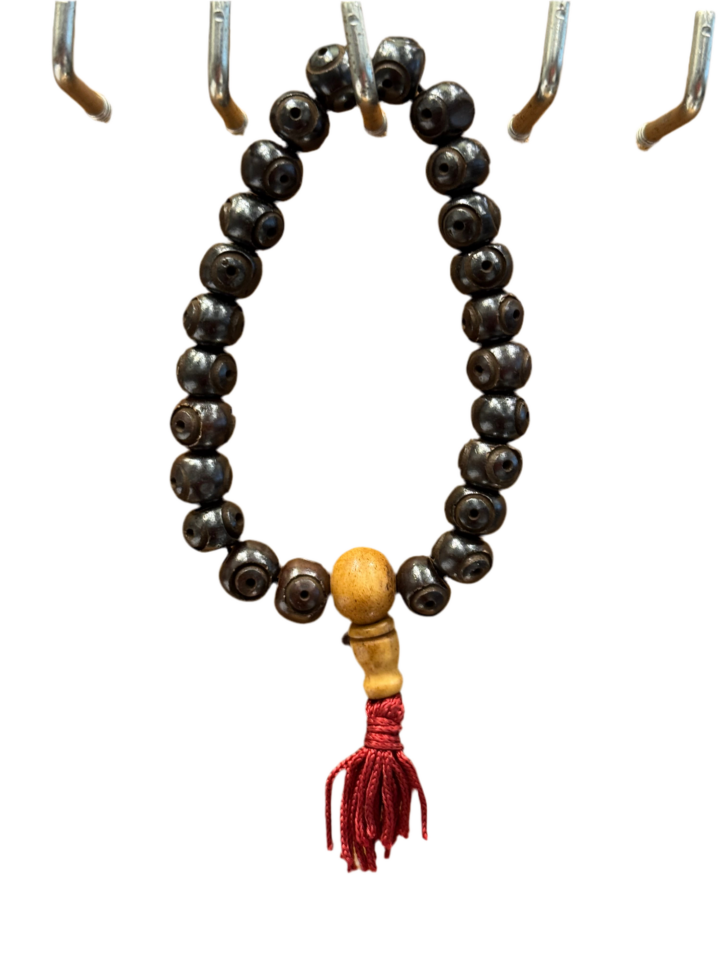 Rosewood Beaded Mala Bracelet